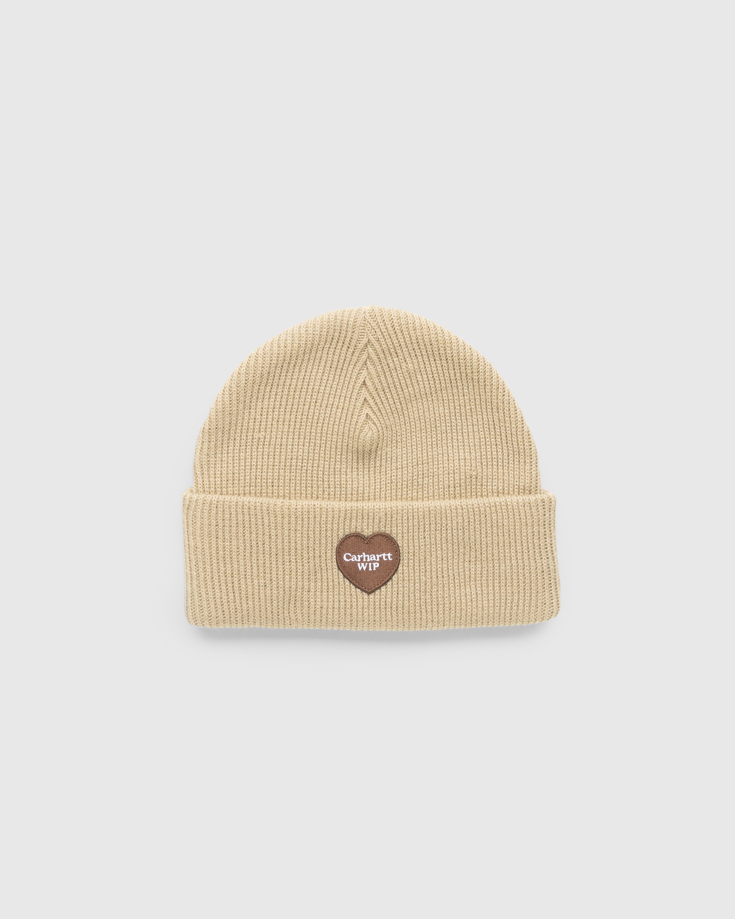 Carhartt WIP - Heart Patch Beanie Brown - Accessories - Brown - Image 1