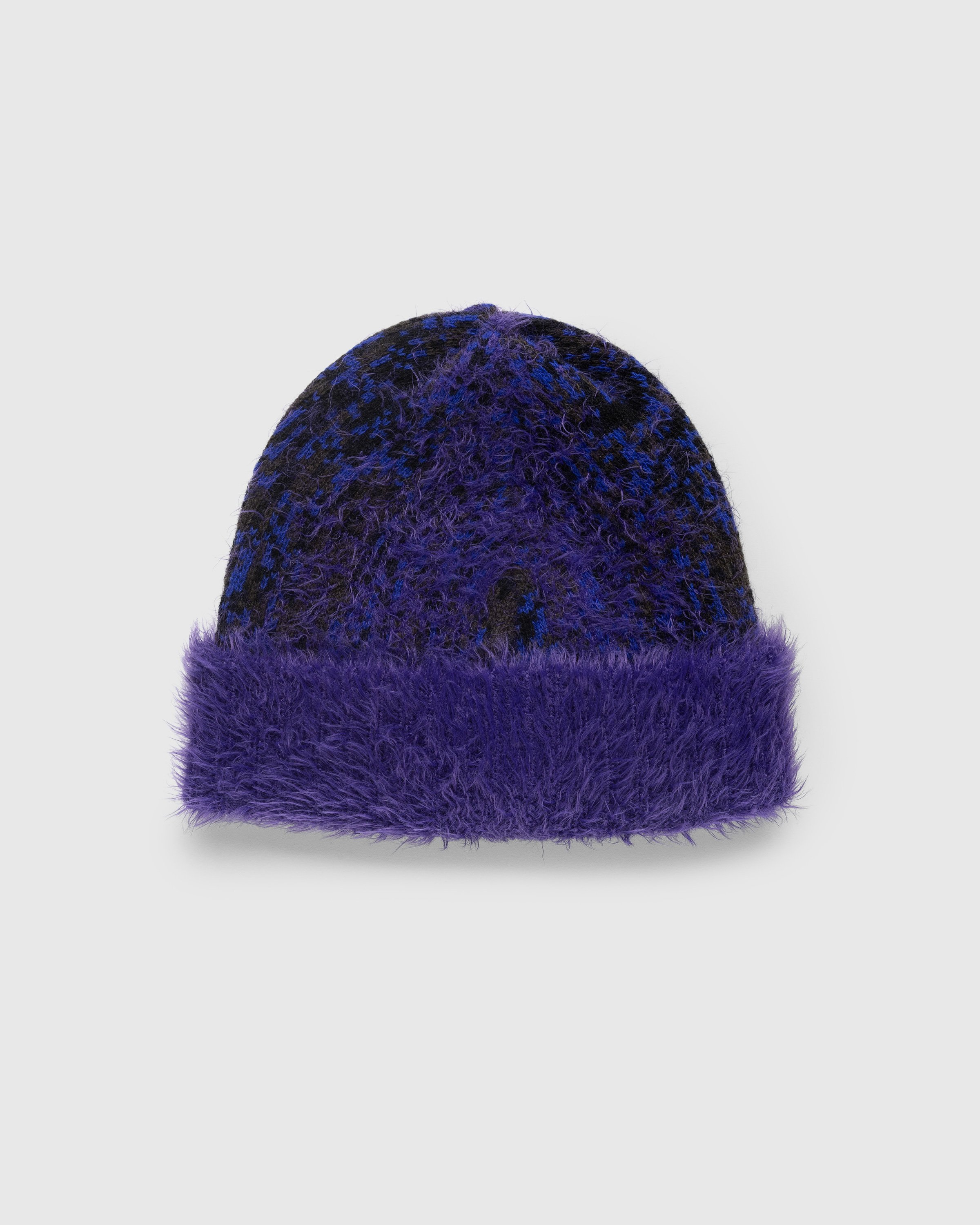 Y/Project - Gradient Hairy Knit Beanie Purple/Blue/Brown - Accessories - Multi - Image 1