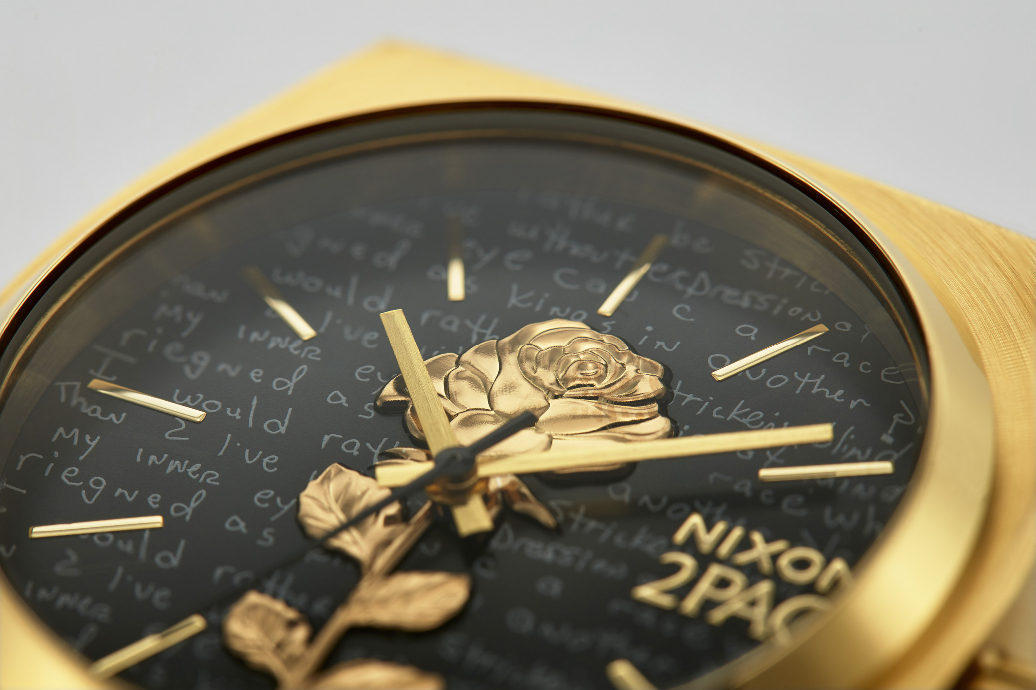 Time Teller 2PAC Collab Watch, Gold / Black