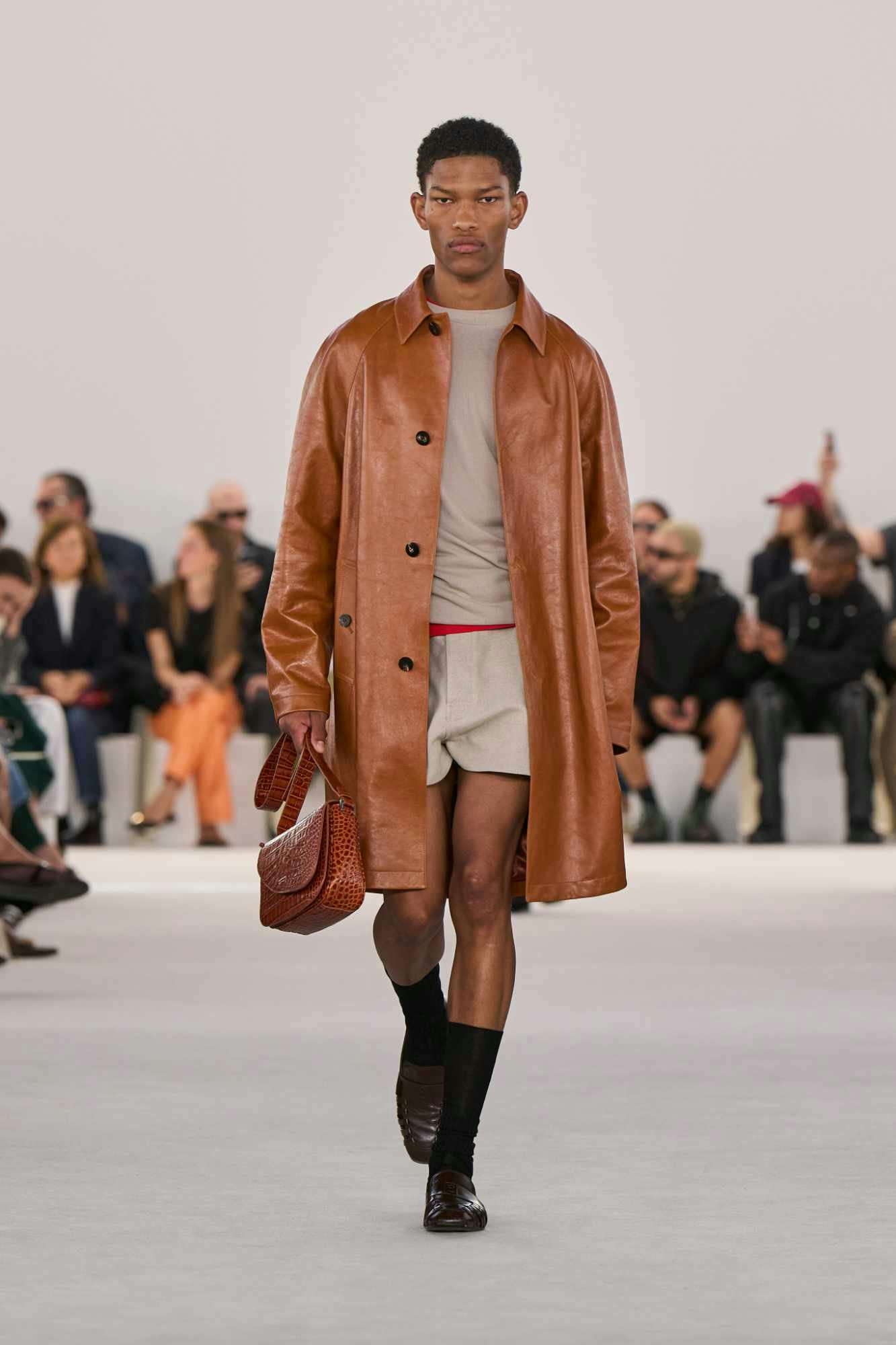 Models wear Ferragamo's SS24 collection