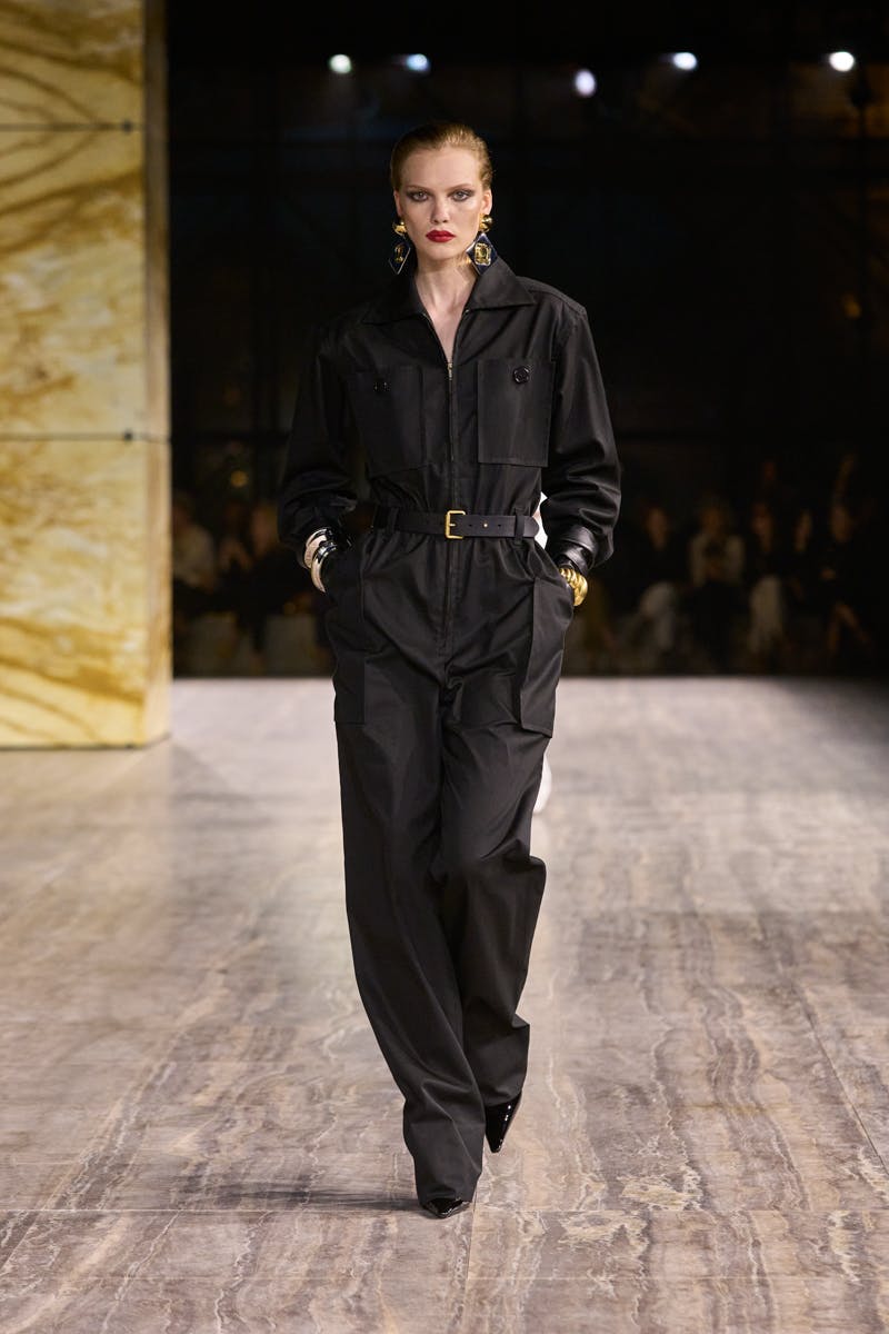 Models wear Yves Saint Laurent's Spring/Summer 2024 collection