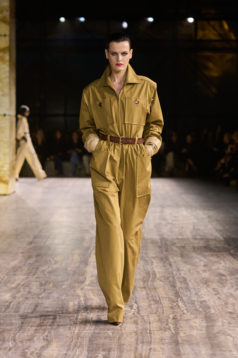 Models wear Yves Saint Laurent's Spring/Summer 2024 collection