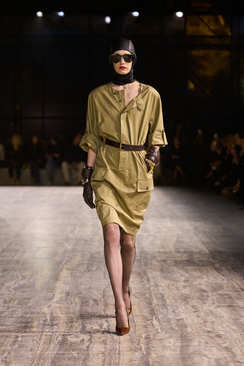 Models wear Yves Saint Laurent's Spring/Summer 2024 collection