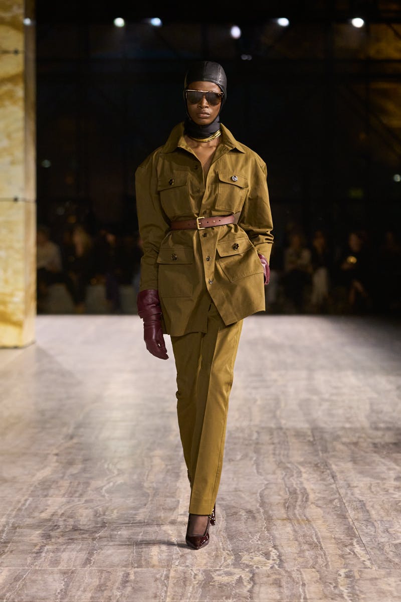 Models wear Yves Saint Laurent's Spring/Summer 2024 collection
