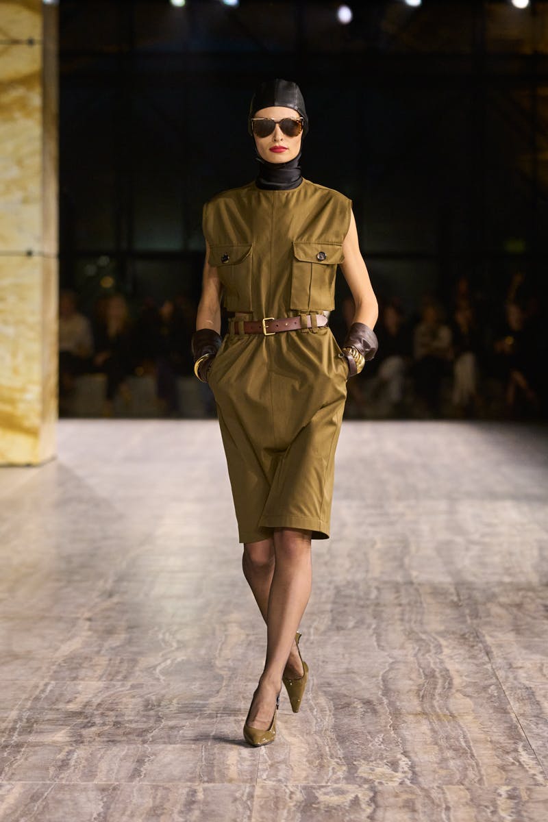 Models wear Yves Saint Laurent's Spring/Summer 2024 collection
