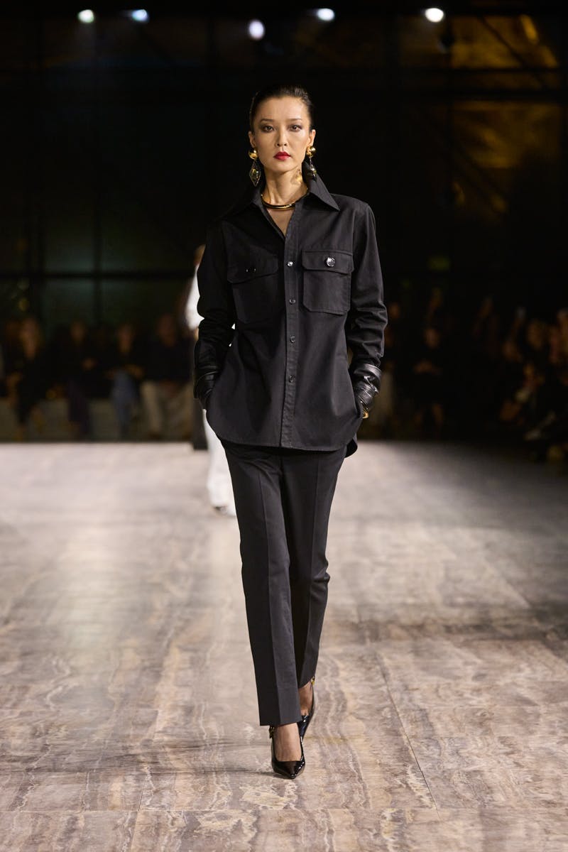 Models wear Yves Saint Laurent's Spring/Summer 2024 collection