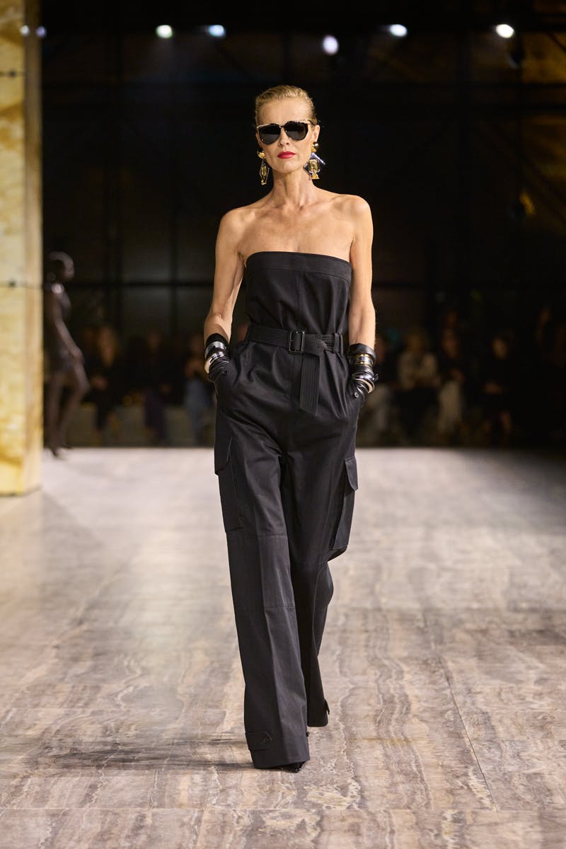 Models wear Yves Saint Laurent's Spring/Summer 2024 collection
