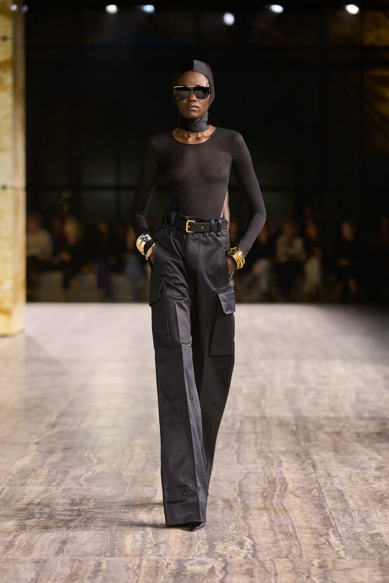 Models wear Yves Saint Laurent's Spring/Summer 2024 collection