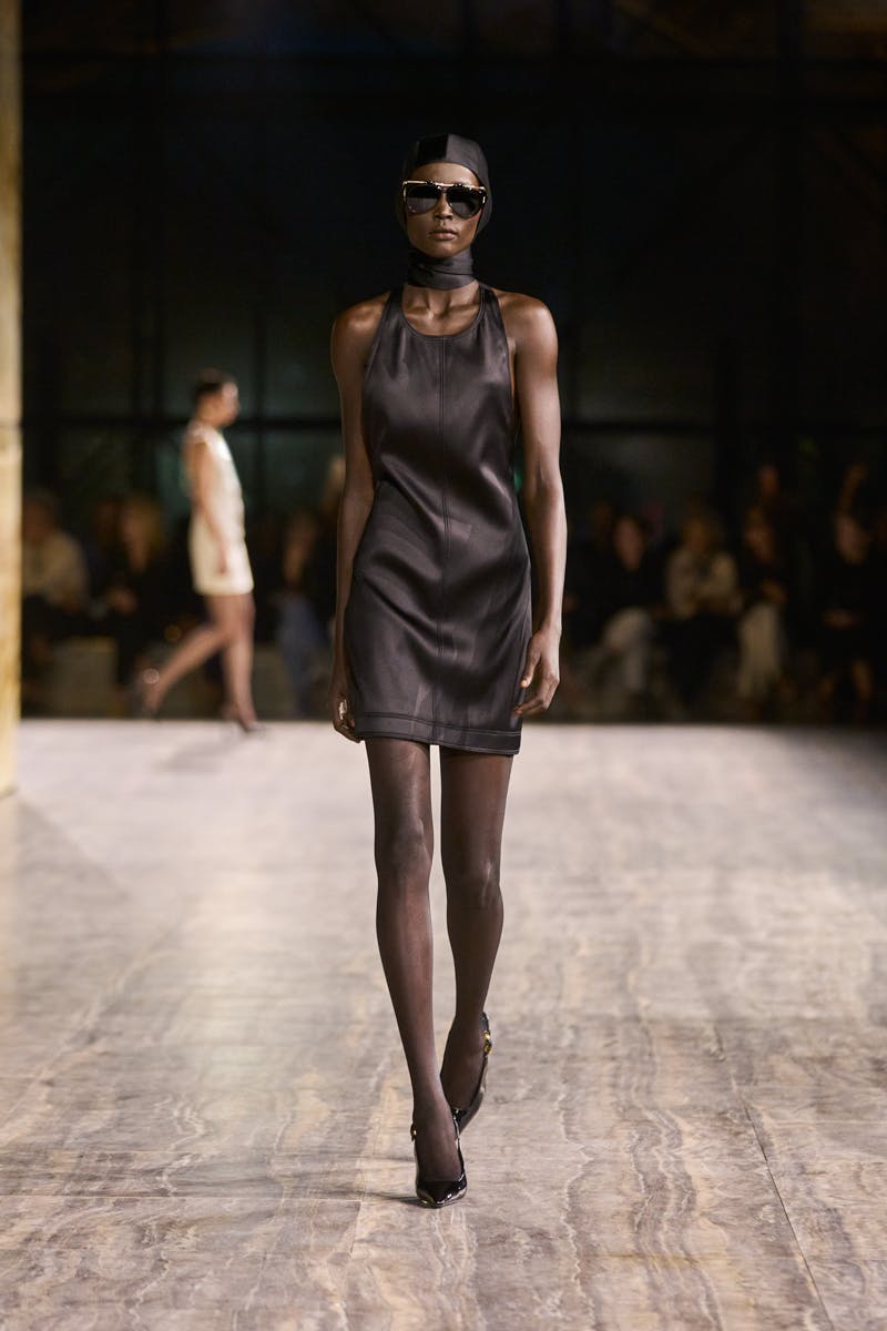 Models wear Yves Saint Laurent's Spring/Summer 2024 collection