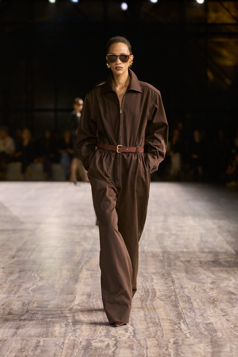 Models wear Yves Saint Laurent's Spring/Summer 2024 collection