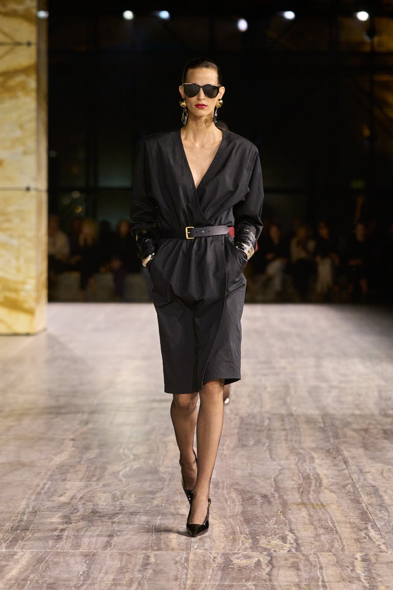 Models wear Yves Saint Laurent's Spring/Summer 2024 collection