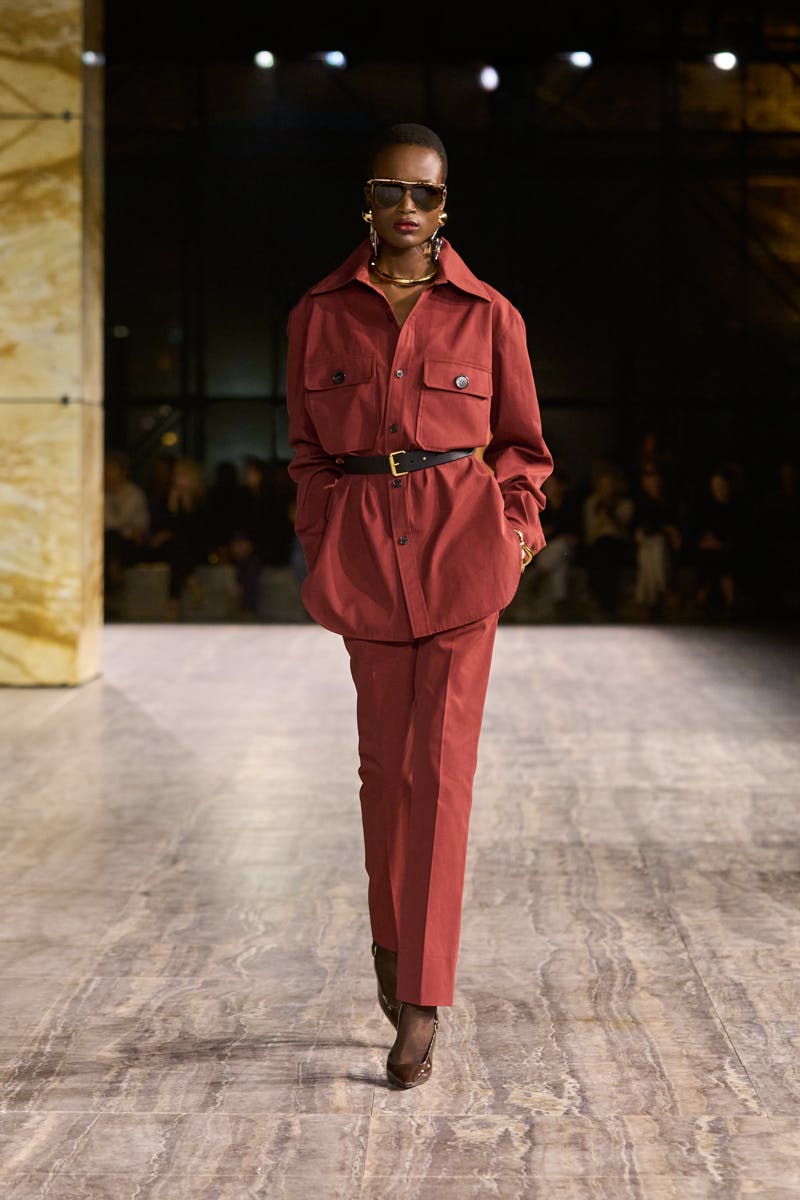 Models wear Yves Saint Laurent's Spring/Summer 2024 collection