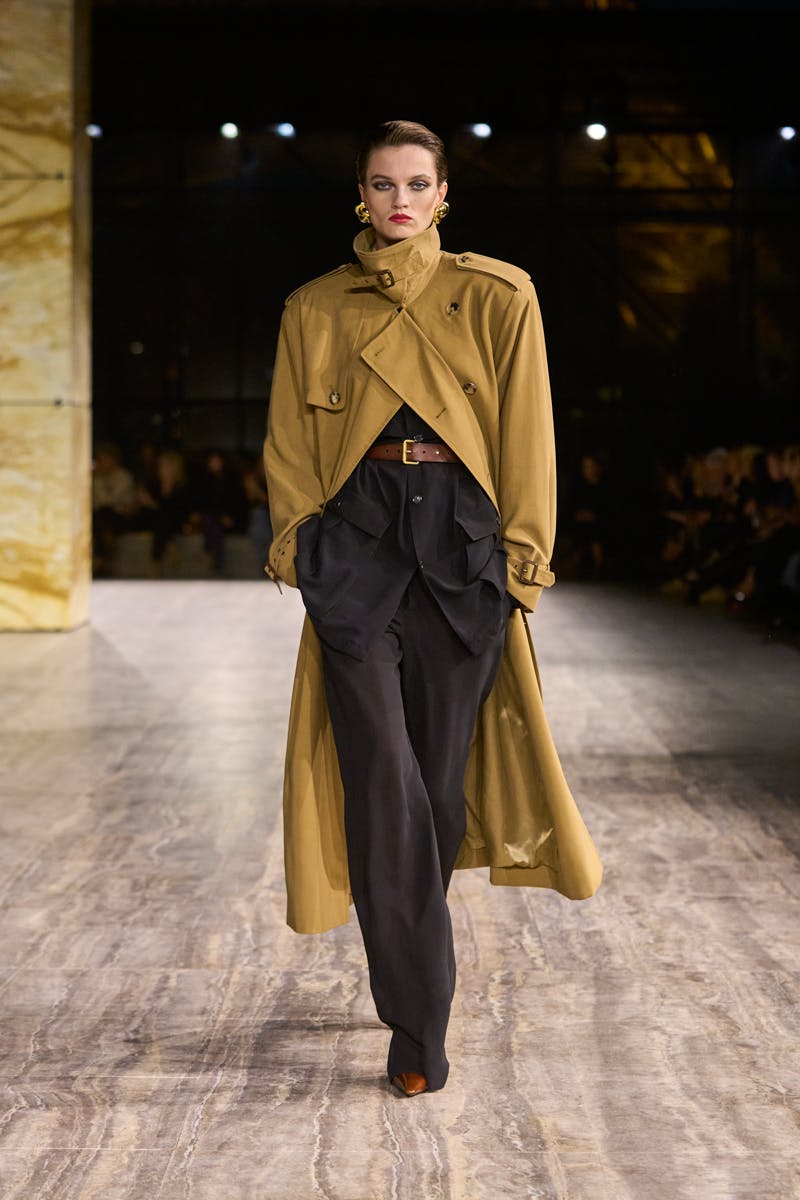 Models wear Yves Saint Laurent's Spring/Summer 2024 collection