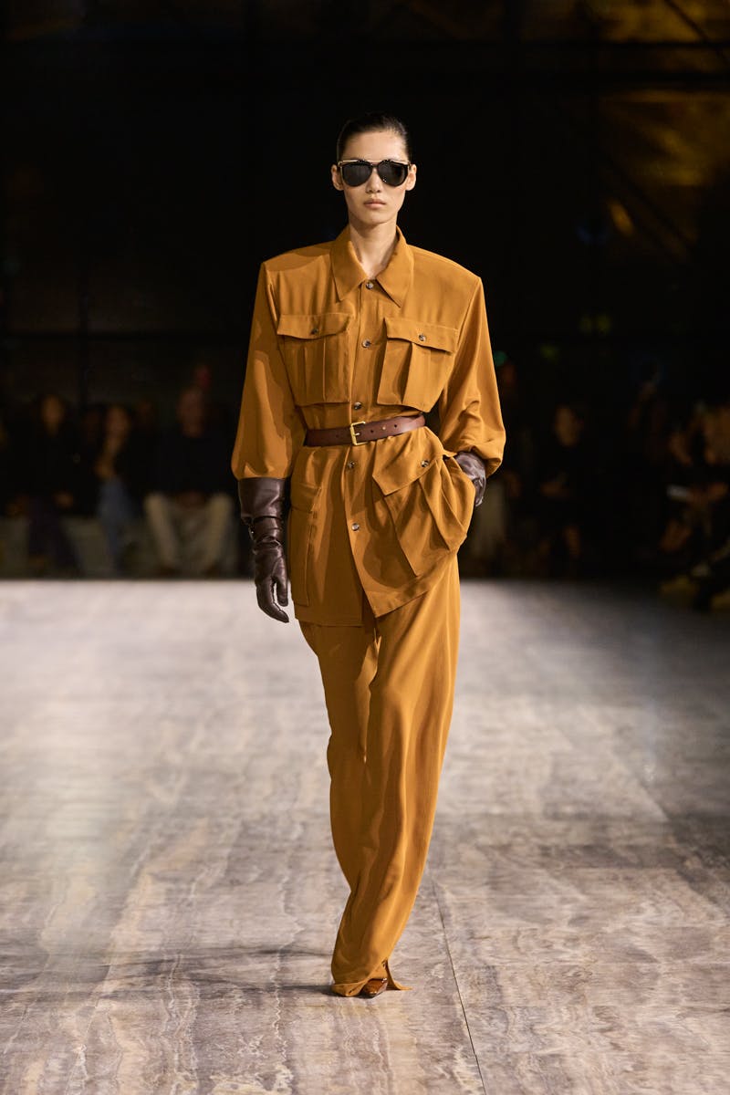 Models wear Yves Saint Laurent's Spring/Summer 2024 collection