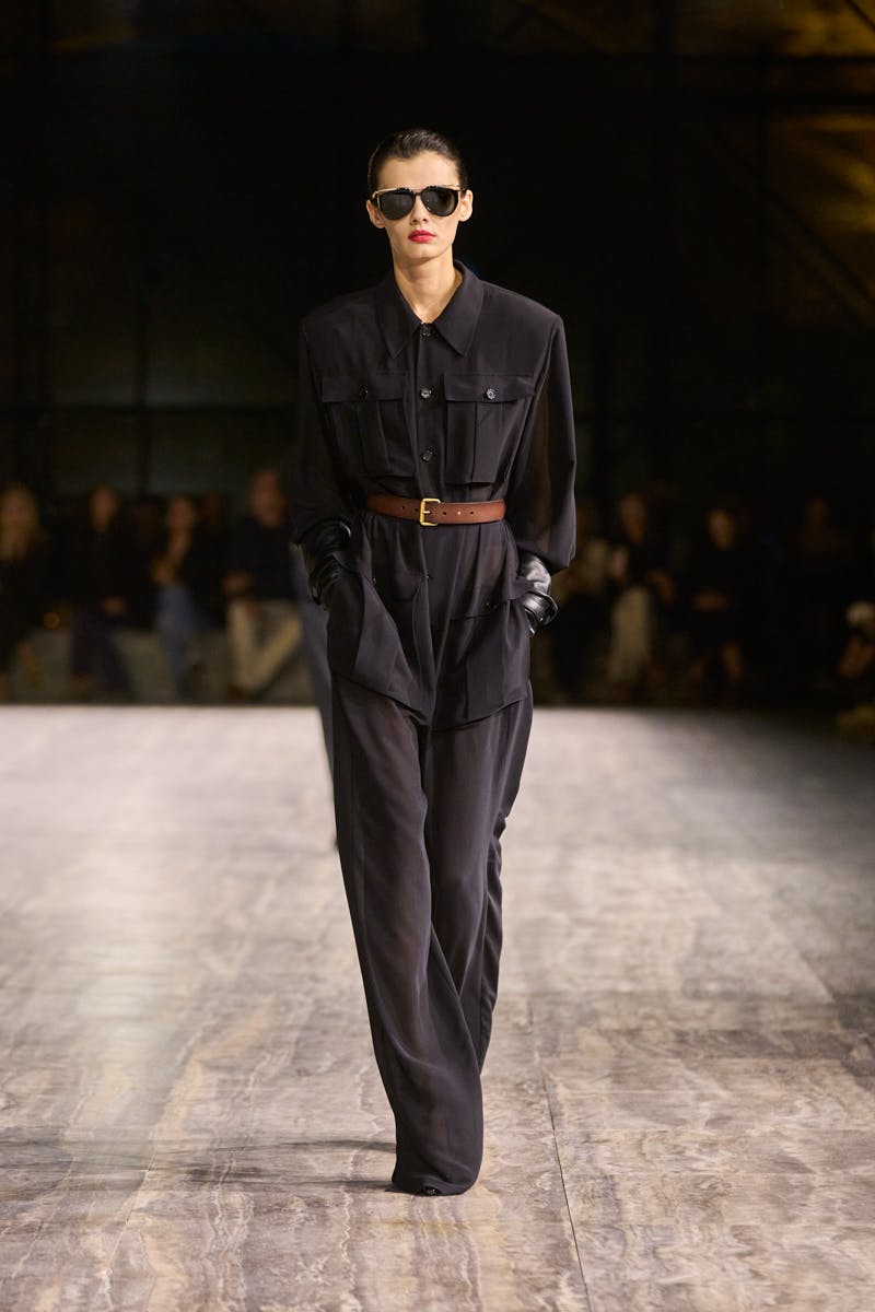 Models wear Yves Saint Laurent's Spring/Summer 2024 collection