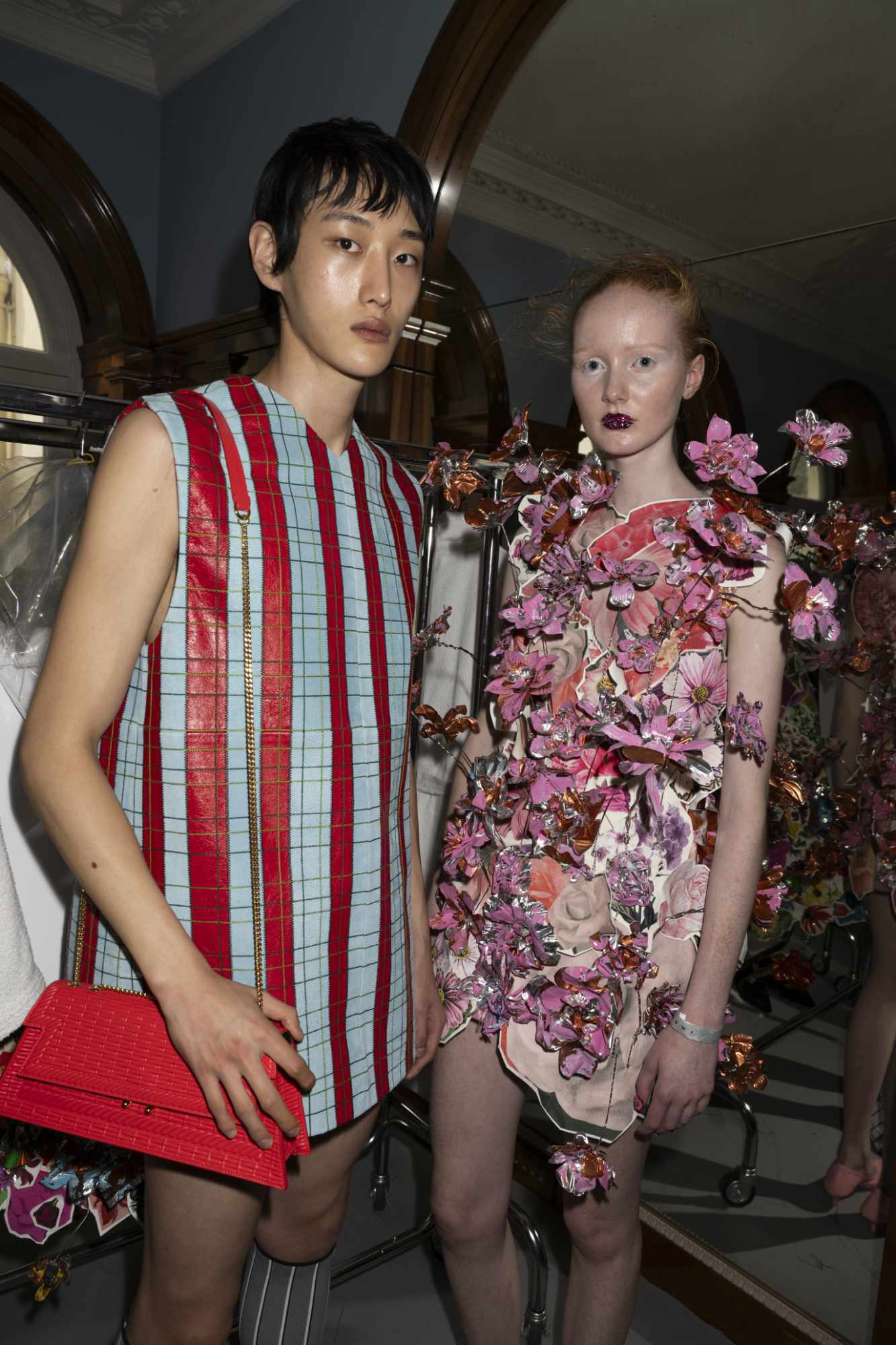 Models wear Marni's Spring/Summer 2024 collection at Paris Fashion Week