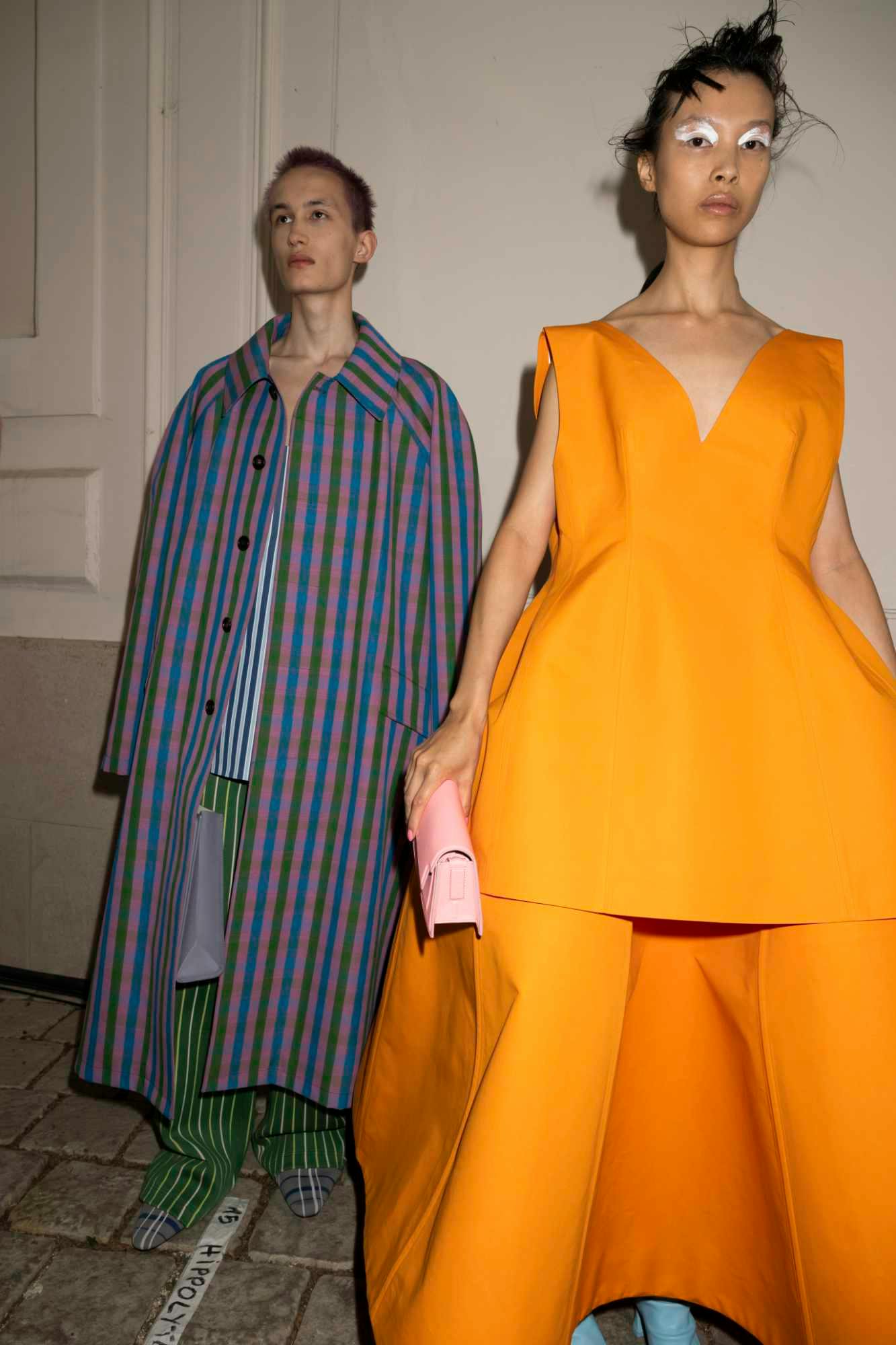 Models wear Marni's Spring/Summer 2024 collection at Paris Fashion Week