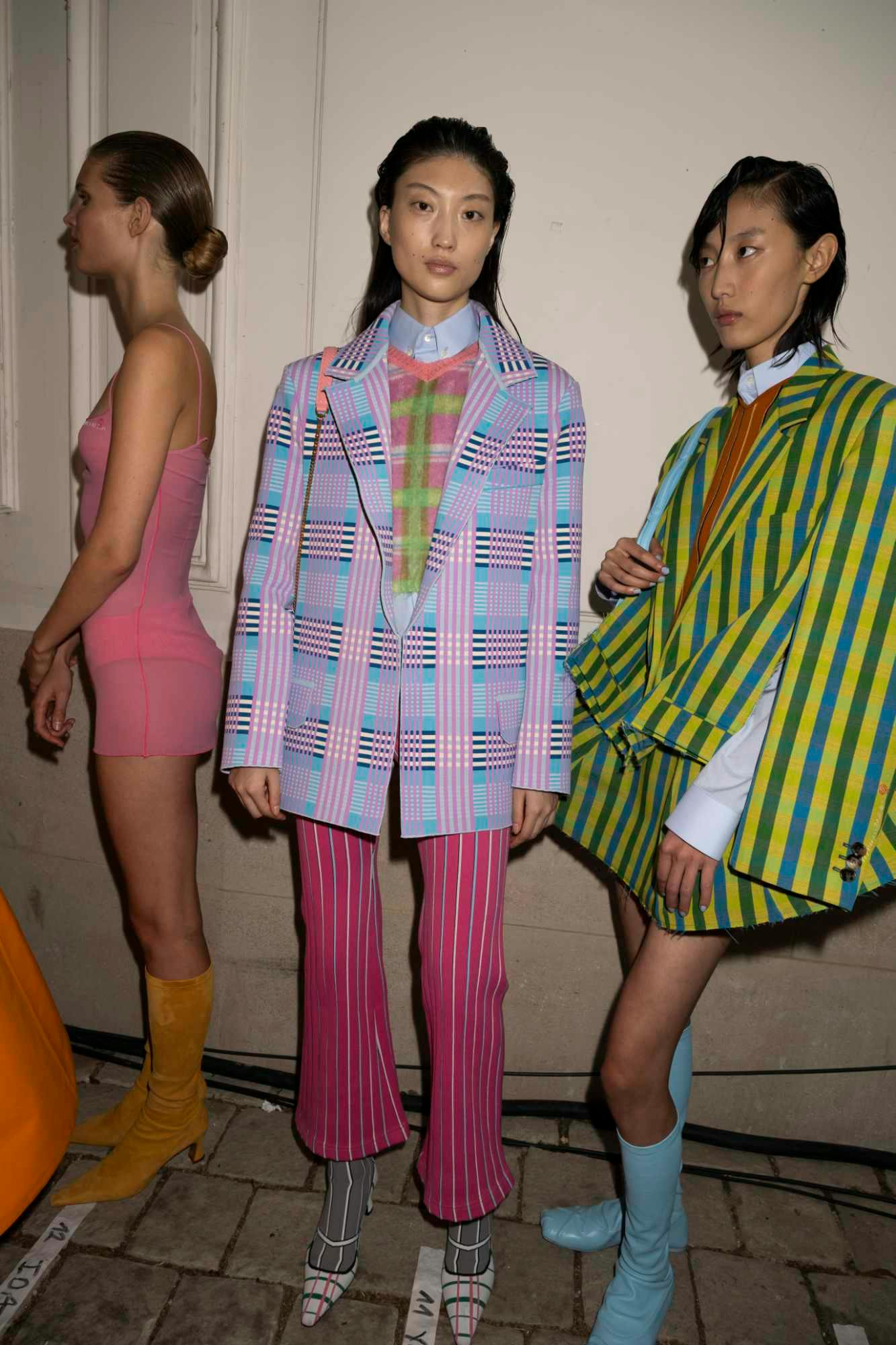 Models wear Marni's Spring/Summer 2024 collection at Paris Fashion Week