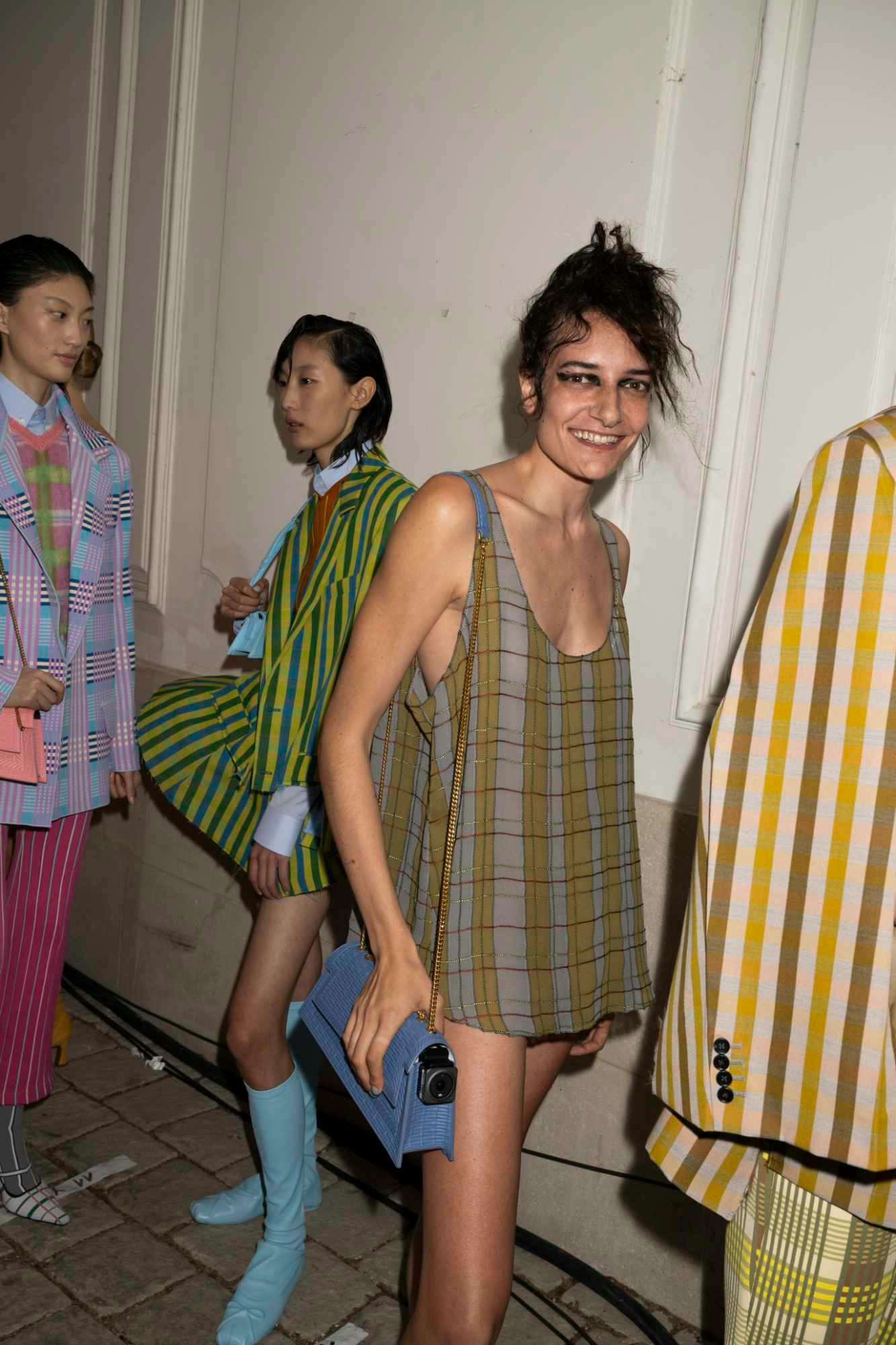 Models wear Marni's Spring/Summer 2024 collection at Paris Fashion Week