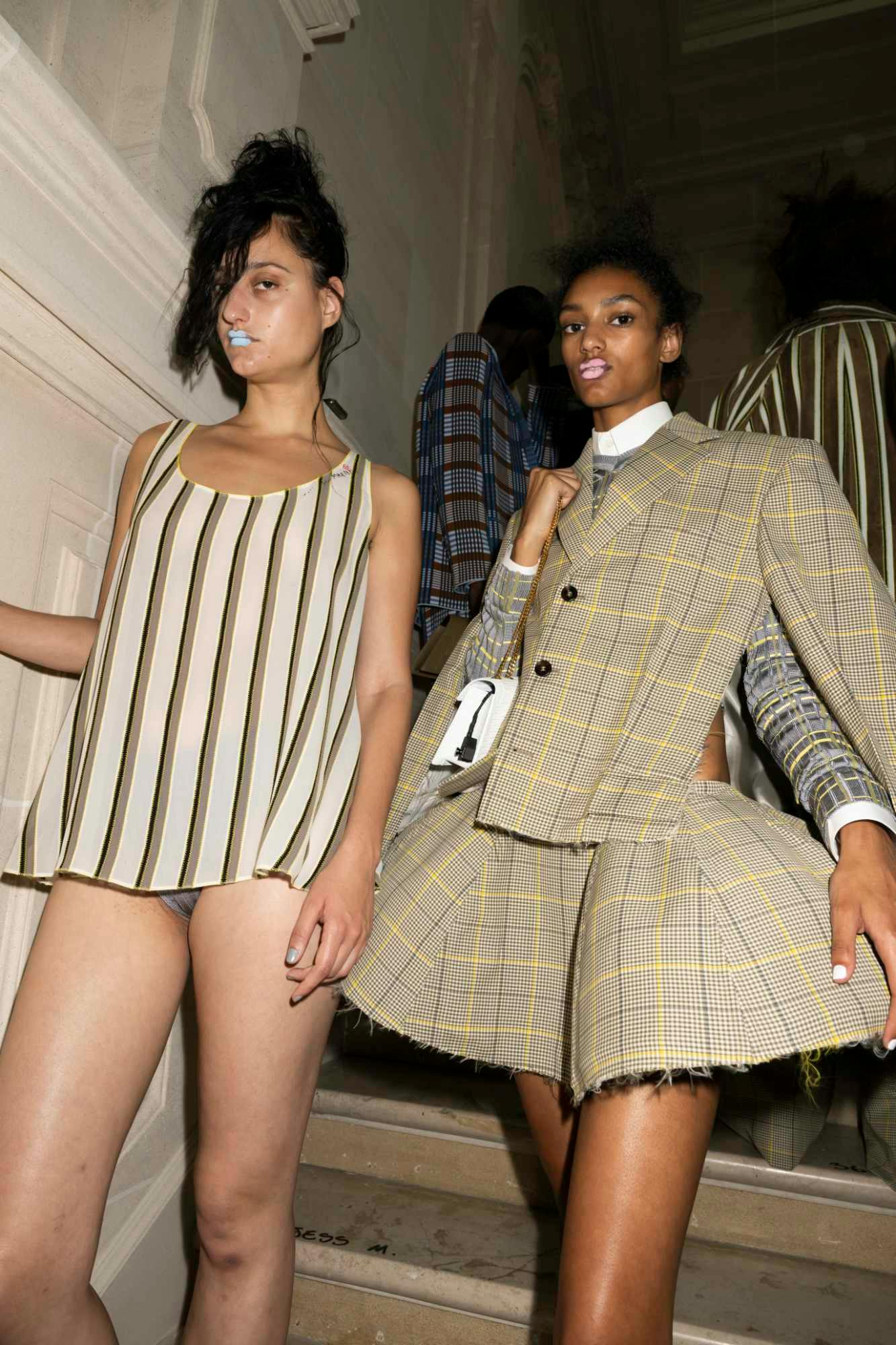 Models wear Marni's Spring/Summer 2024 collection at Paris Fashion Week