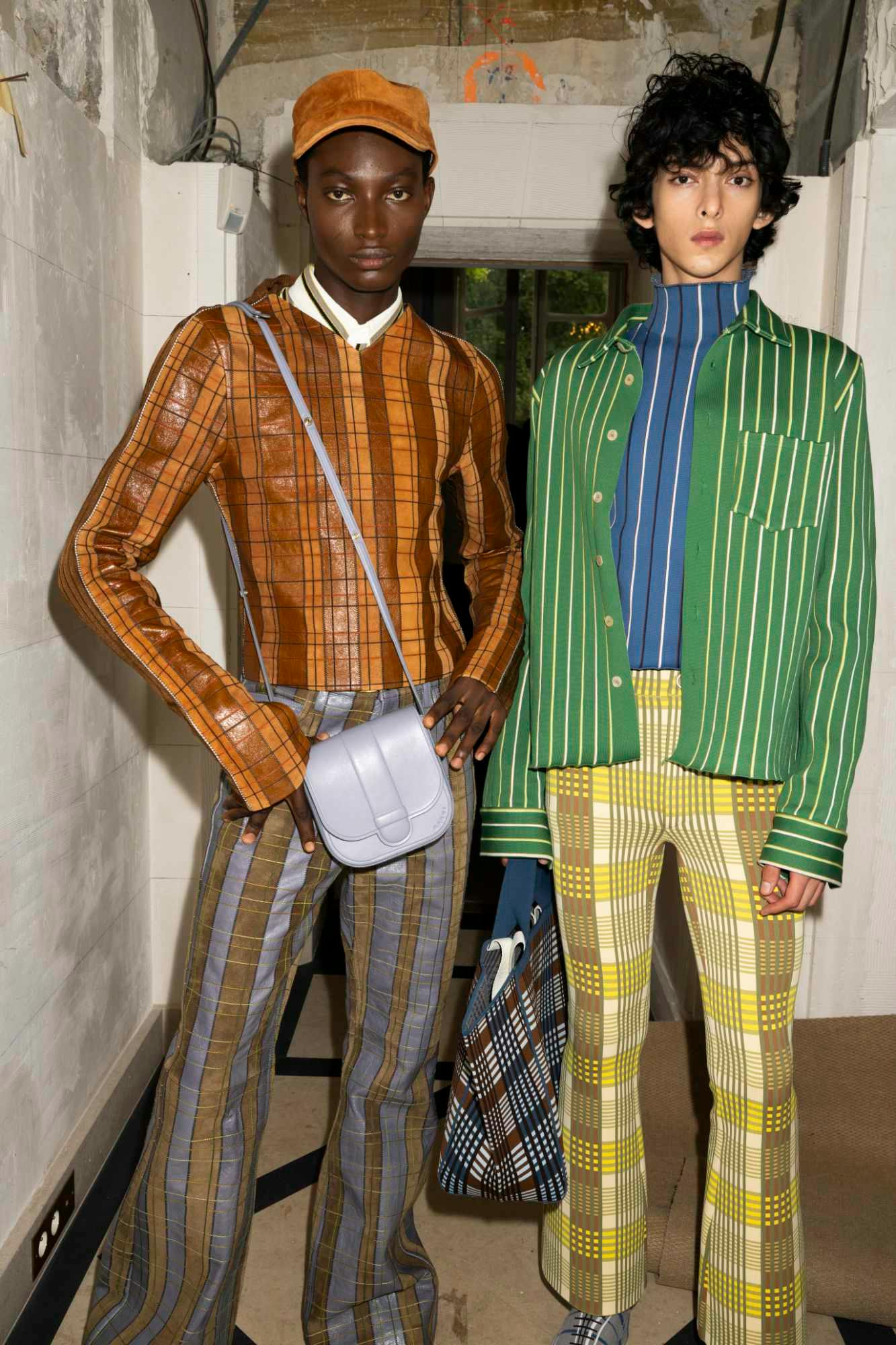 Models wear Marni's Spring/Summer 2024 collection at Paris Fashion Week