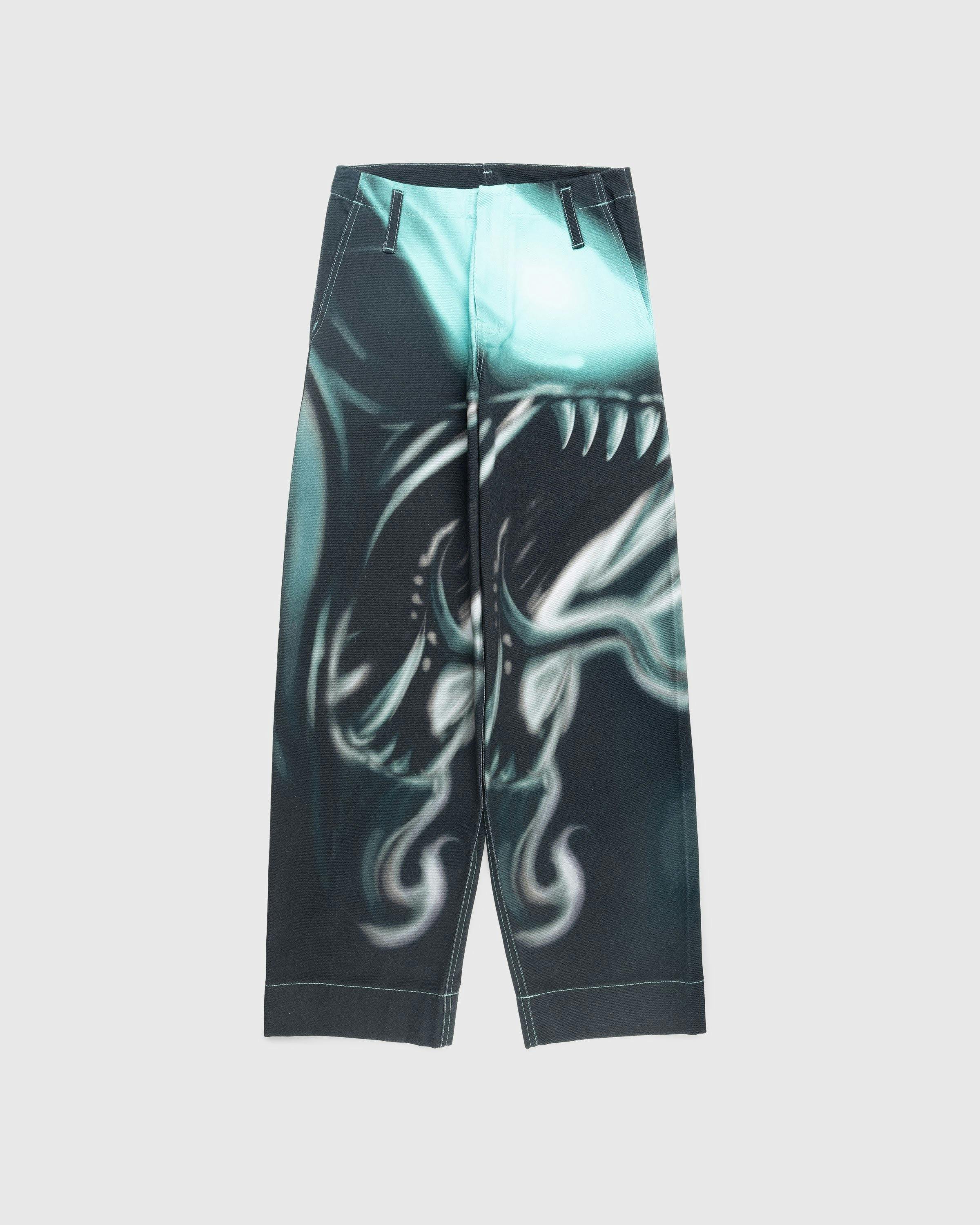 Gerrit Jacob - Reg Wide Leg Pant Teal / Aqua - Clothing - Green - Image 1