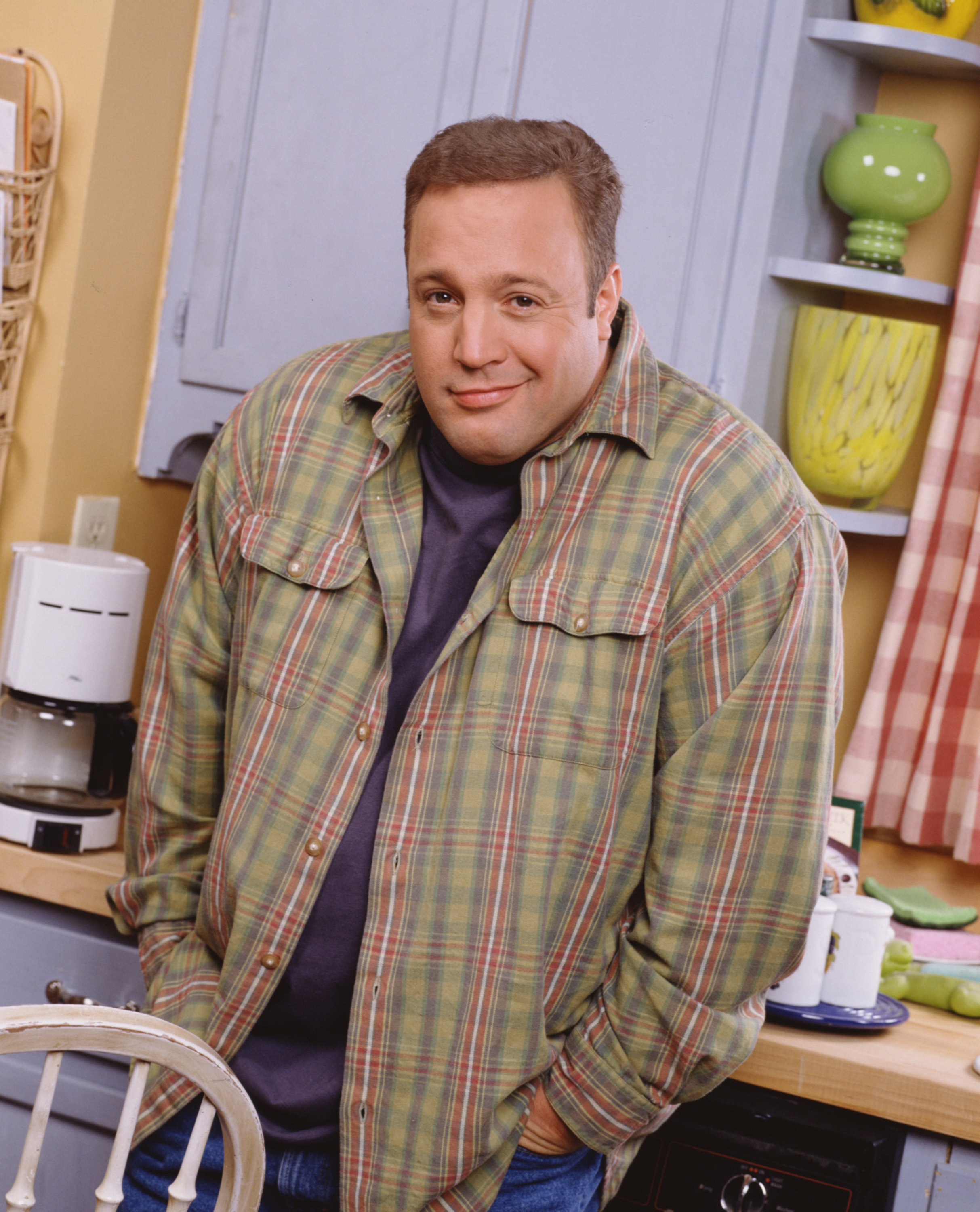 Kevin James as seen in a promotional photo for CBS comedy 'The King of Queens'