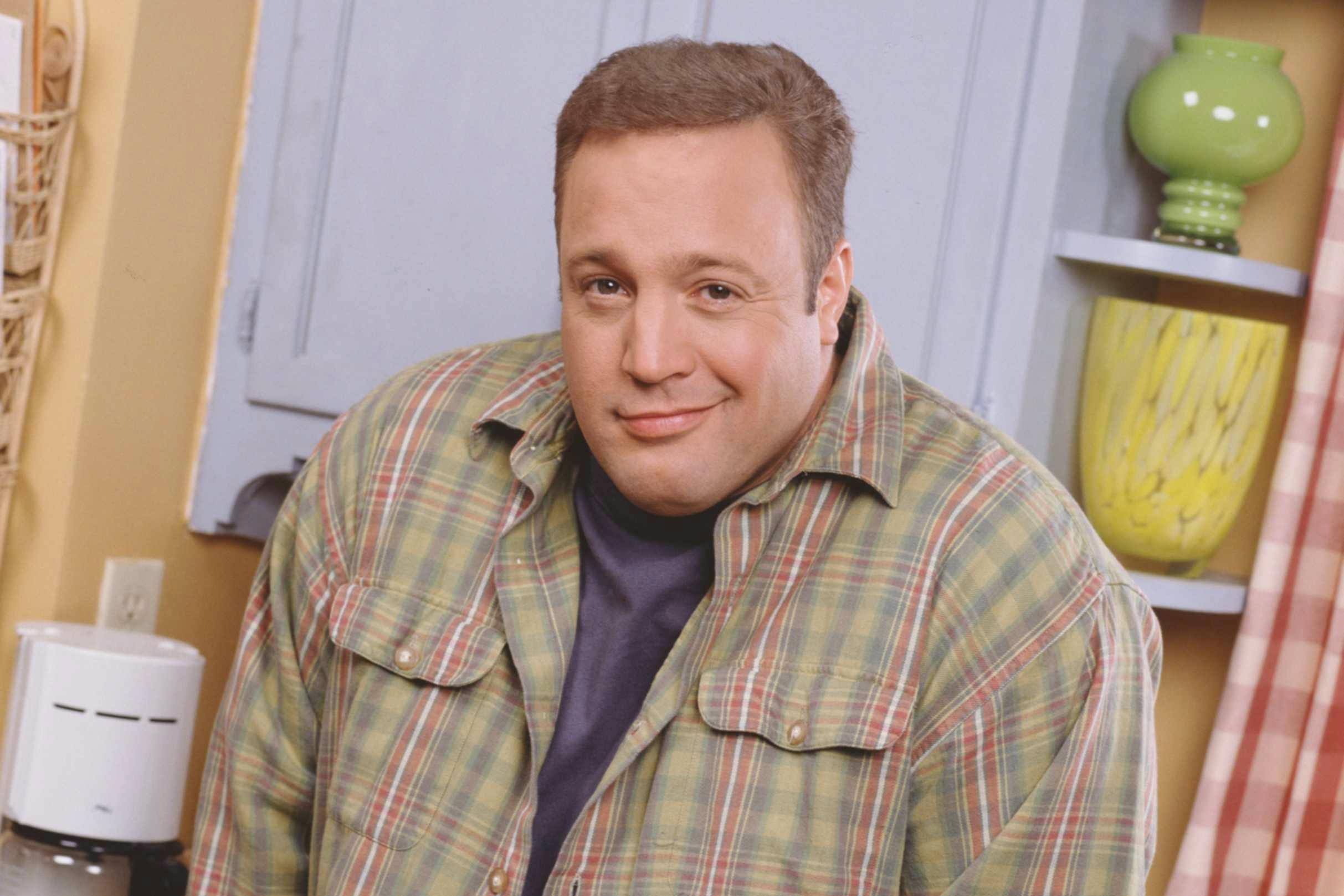 Kevin James as seen in a promotional photo for CBS comedy 'The King of Queens'