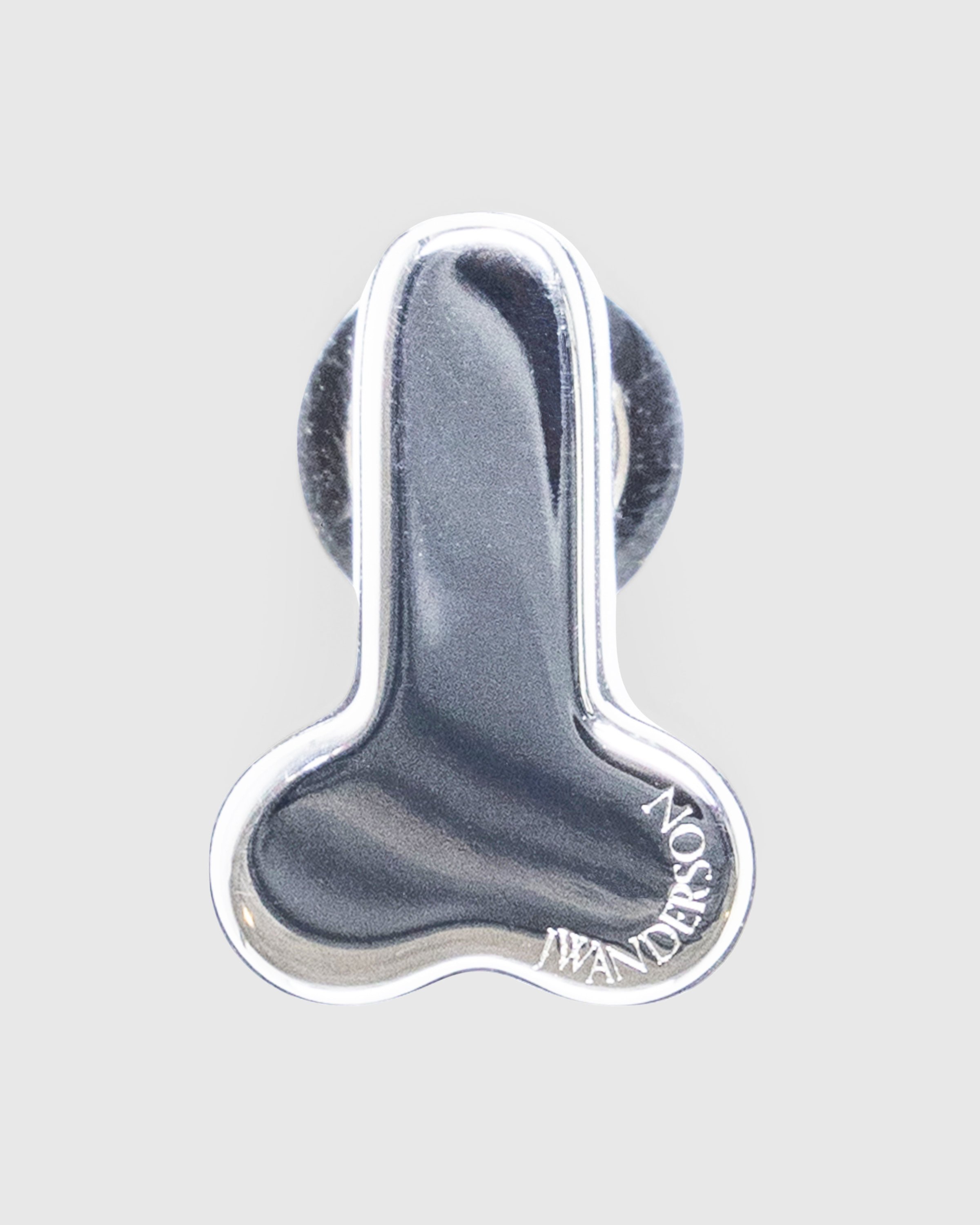 J.W. Anderson - PENIS STUD EARRING Silver - Accessories - Silver - Image 1