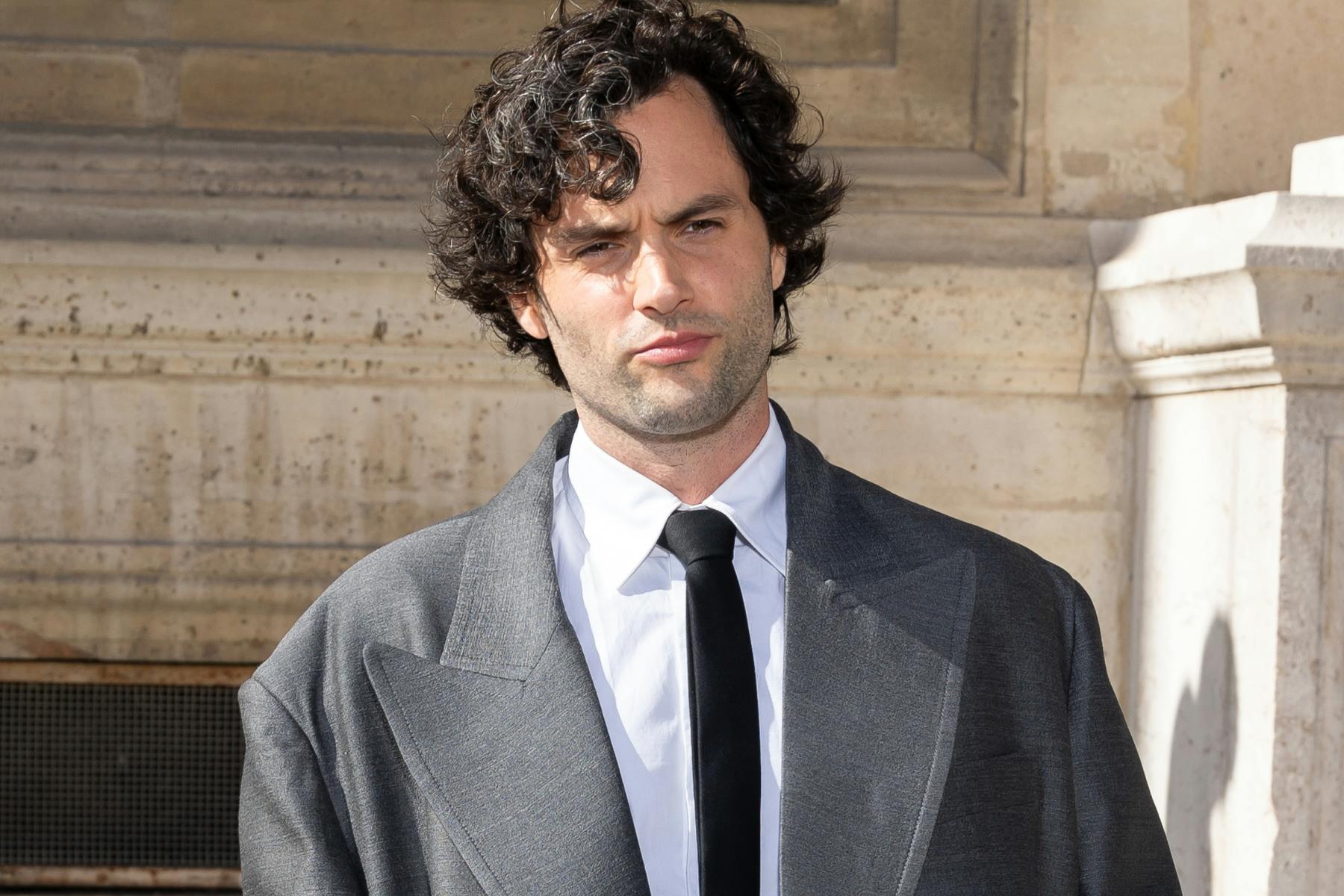 Penn Badgley Skirt Outfit Valentino SS24