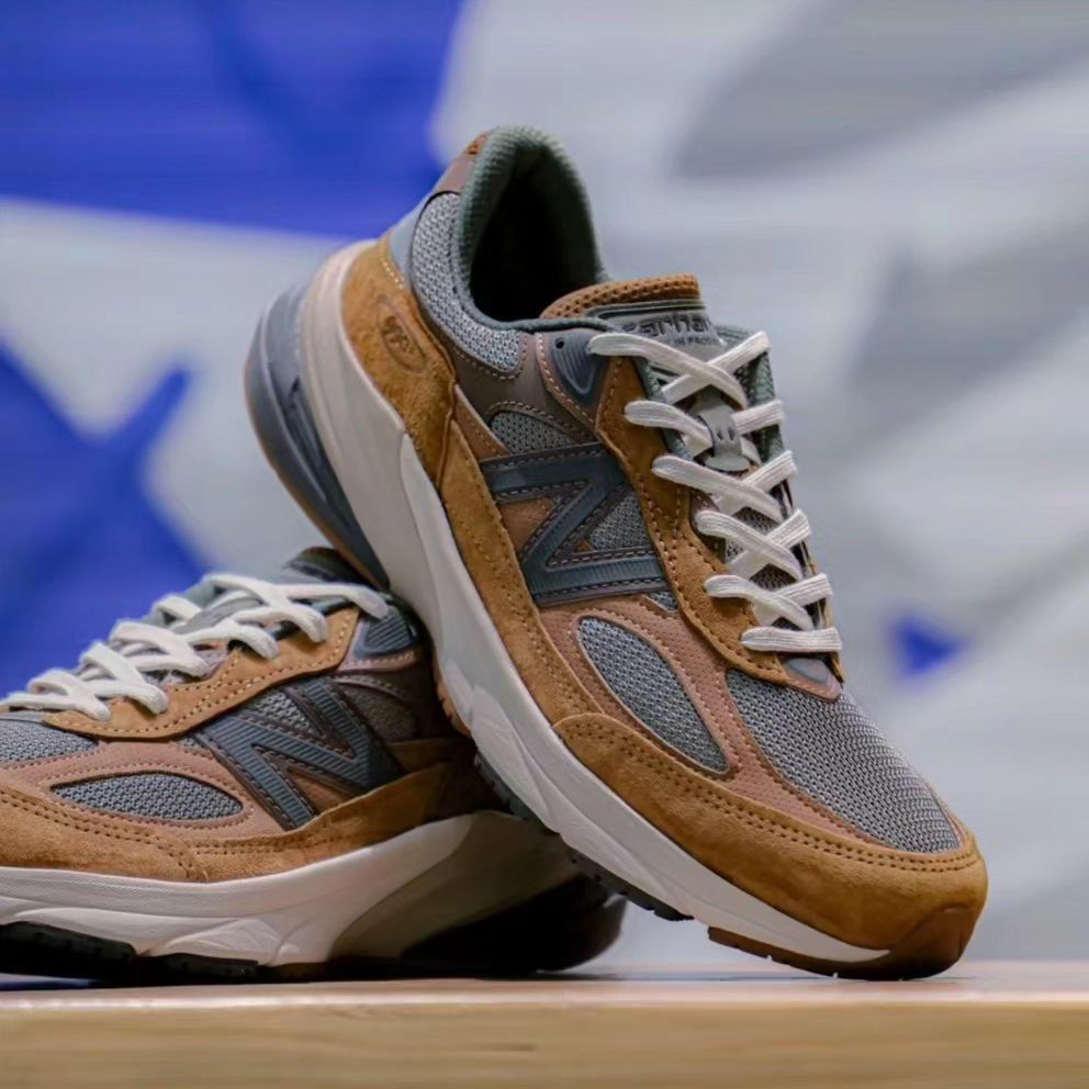 A photograph of Carhartt WIP's New Balance 990v6 sneaker collaboration