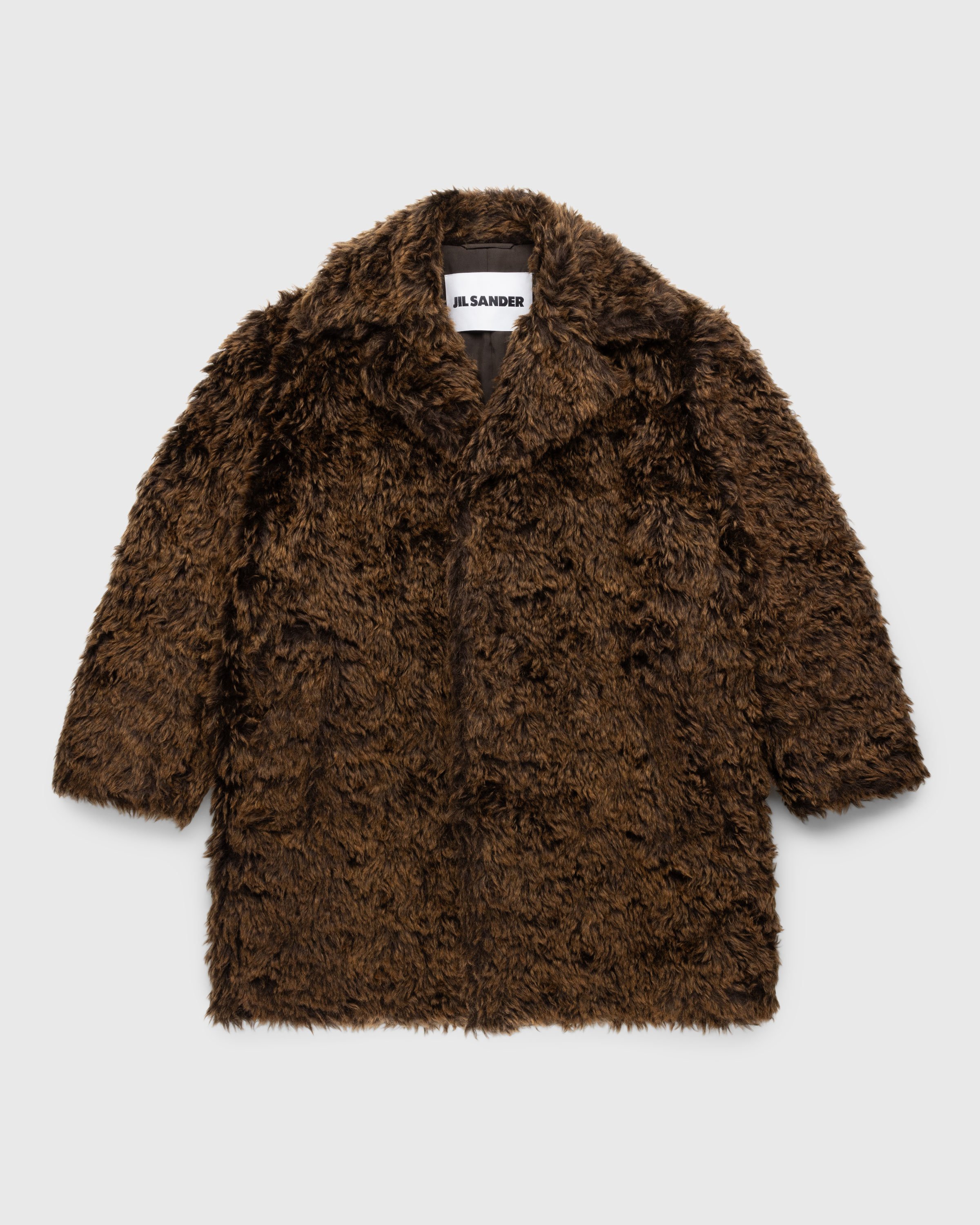 Jil Sander - Long Mohair Coat Brown - Clothing - Brown - Image 1