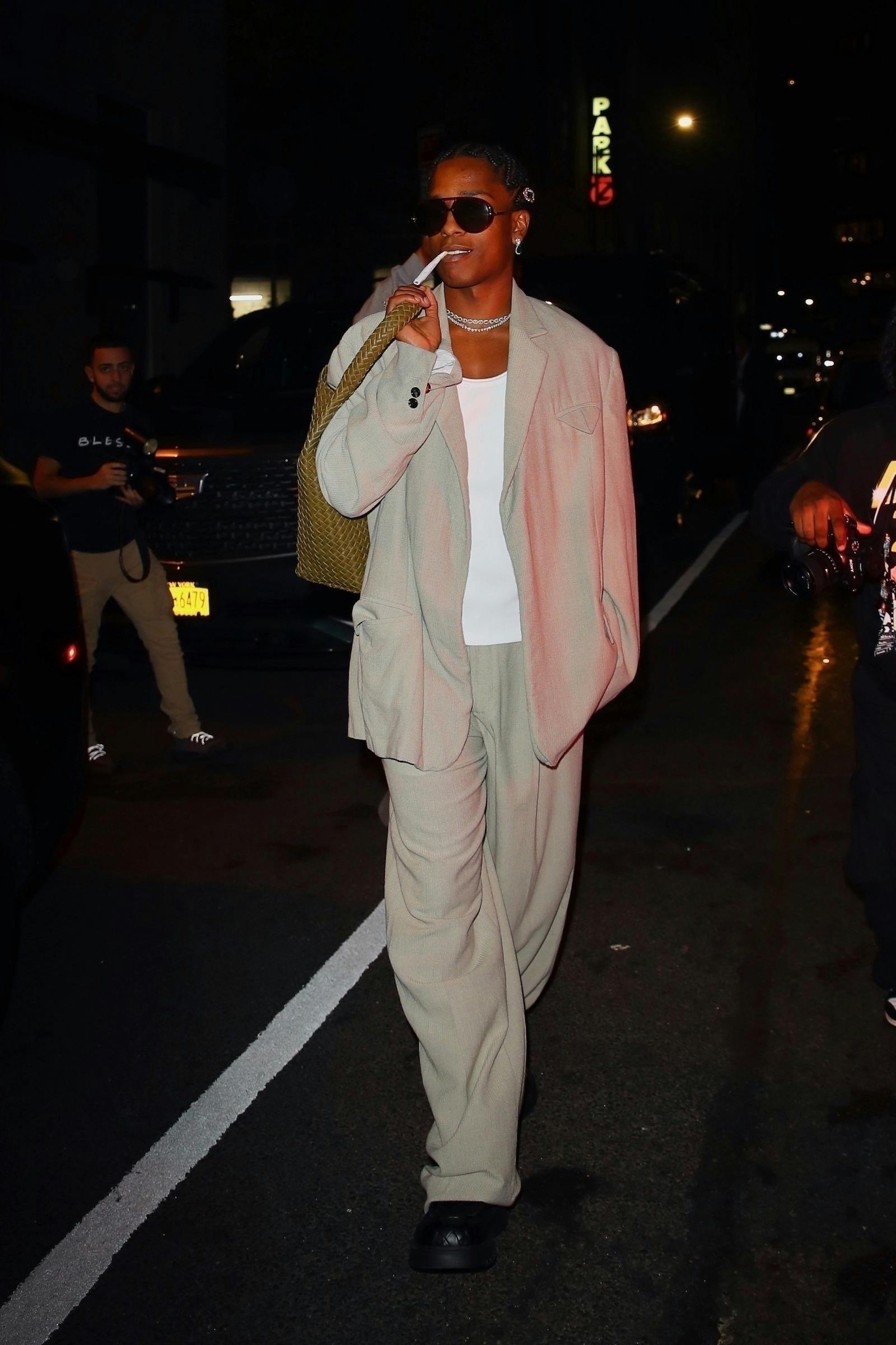 SPOTTED: A$AP Rocky Poses in Full Green Bottega Veneta Fit – PAUSE Online