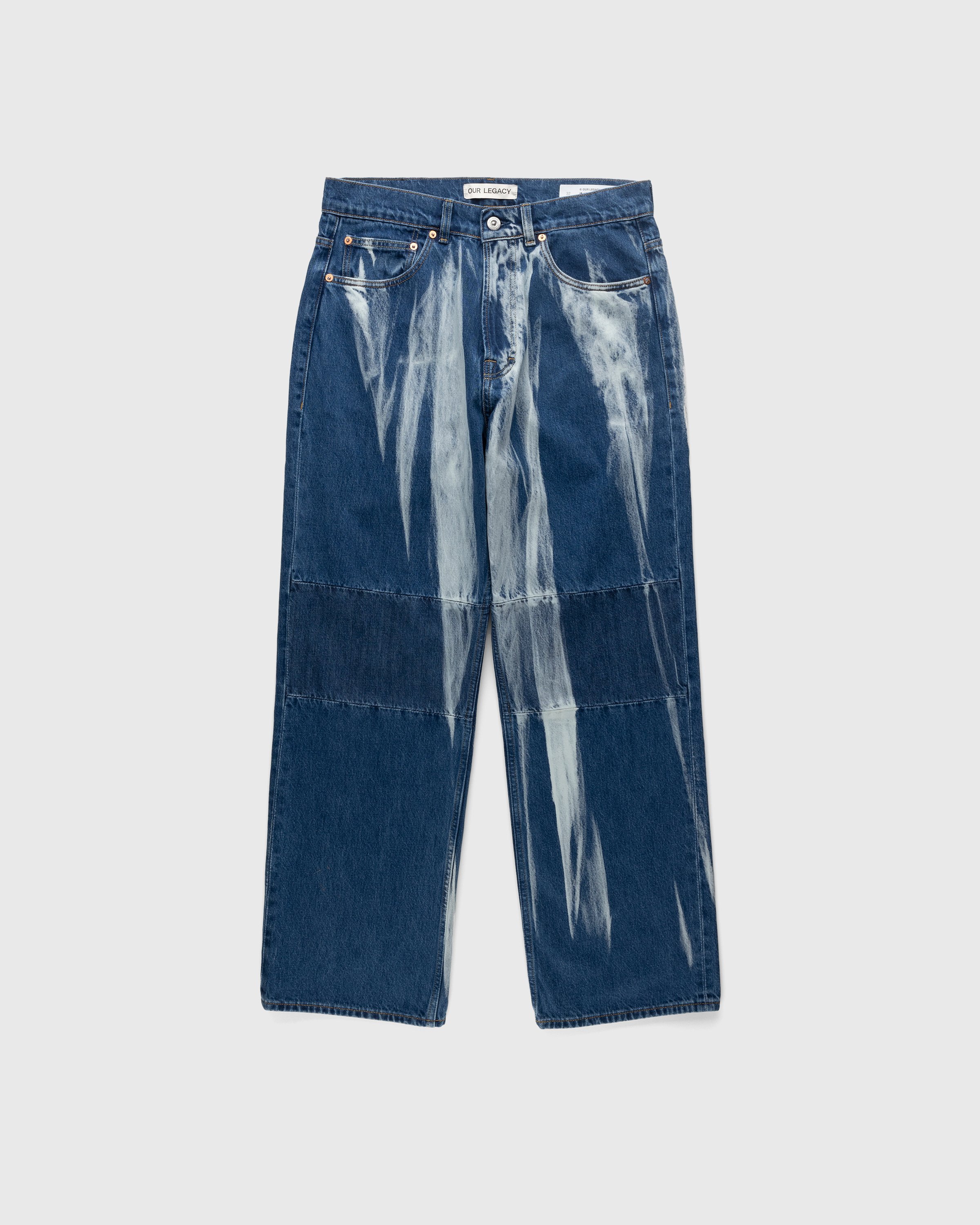 Our Legacy - Extended Third Cut Glass Bleach Denim - Clothing - Blue - Image 1