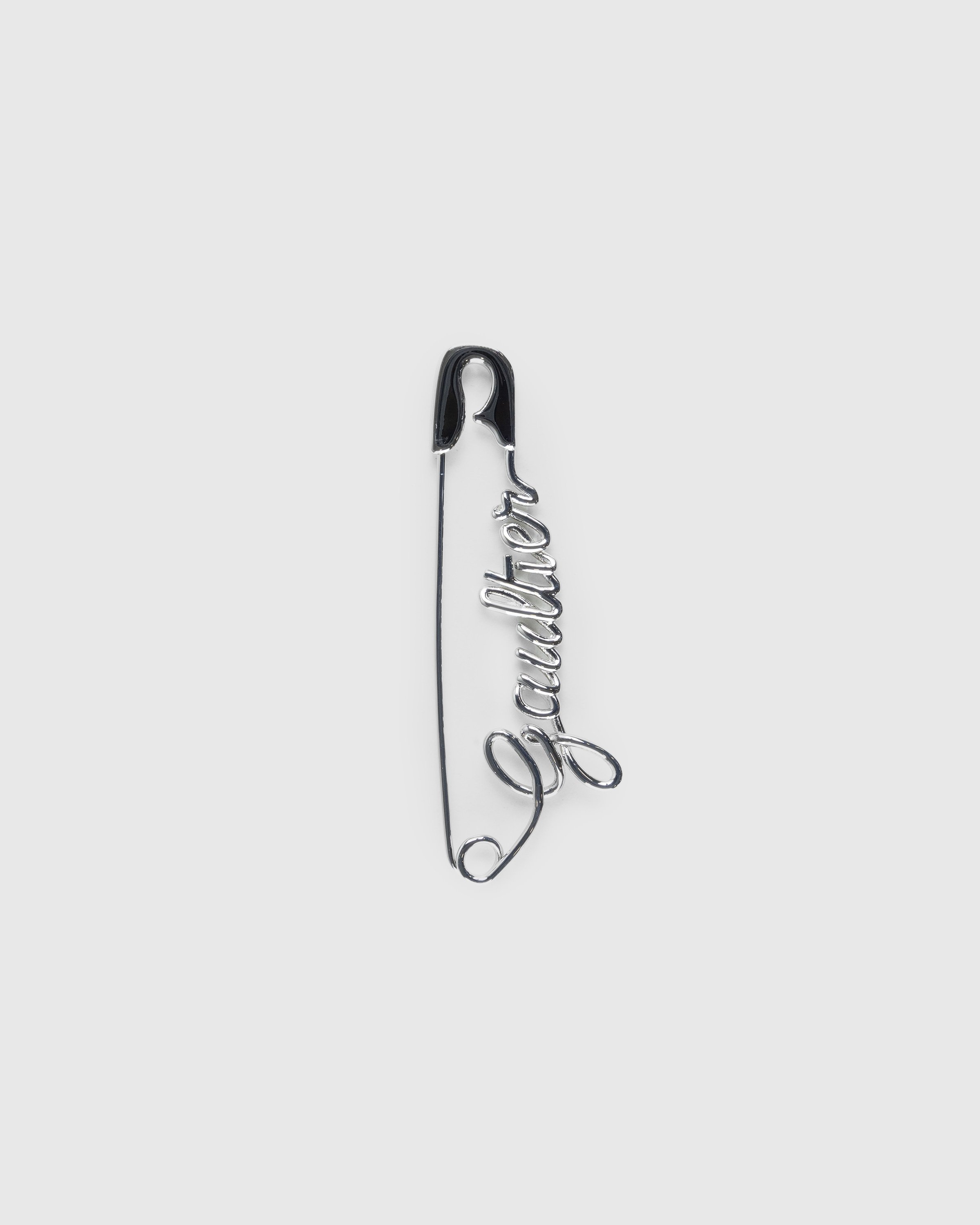 Jean Paul Gaultier - Safety Pin Gaultier Earring Silver - Accessories - Silver - Image 1