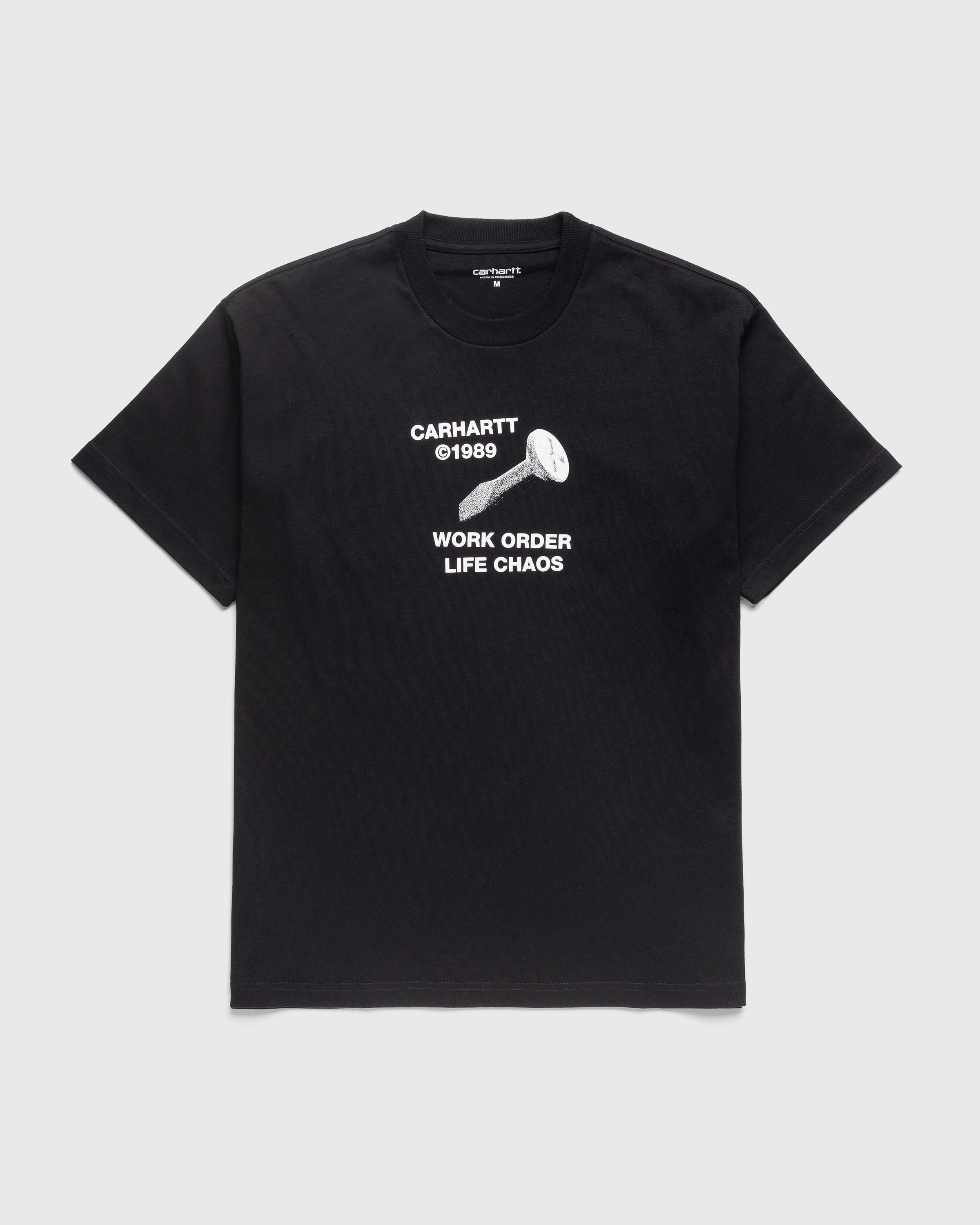 Carhartt WIP - Strange Screw T-Shirt Black - Clothing - Black - Image 1