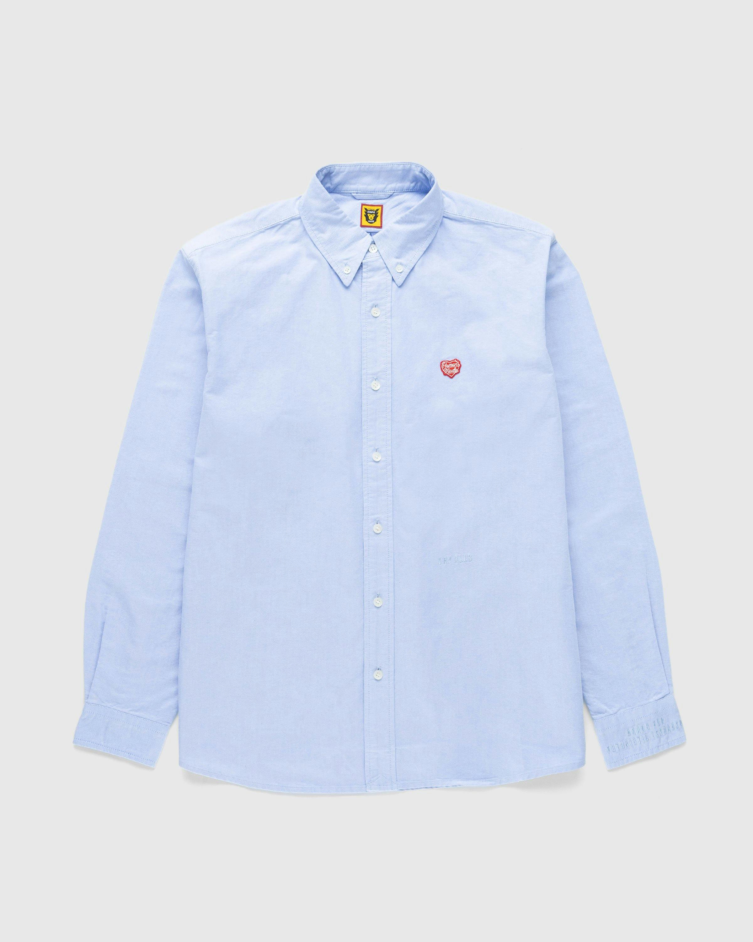 Human Made - OXFORD B.D L/S SHIRT Blue - Clothing - Blue - Image 1