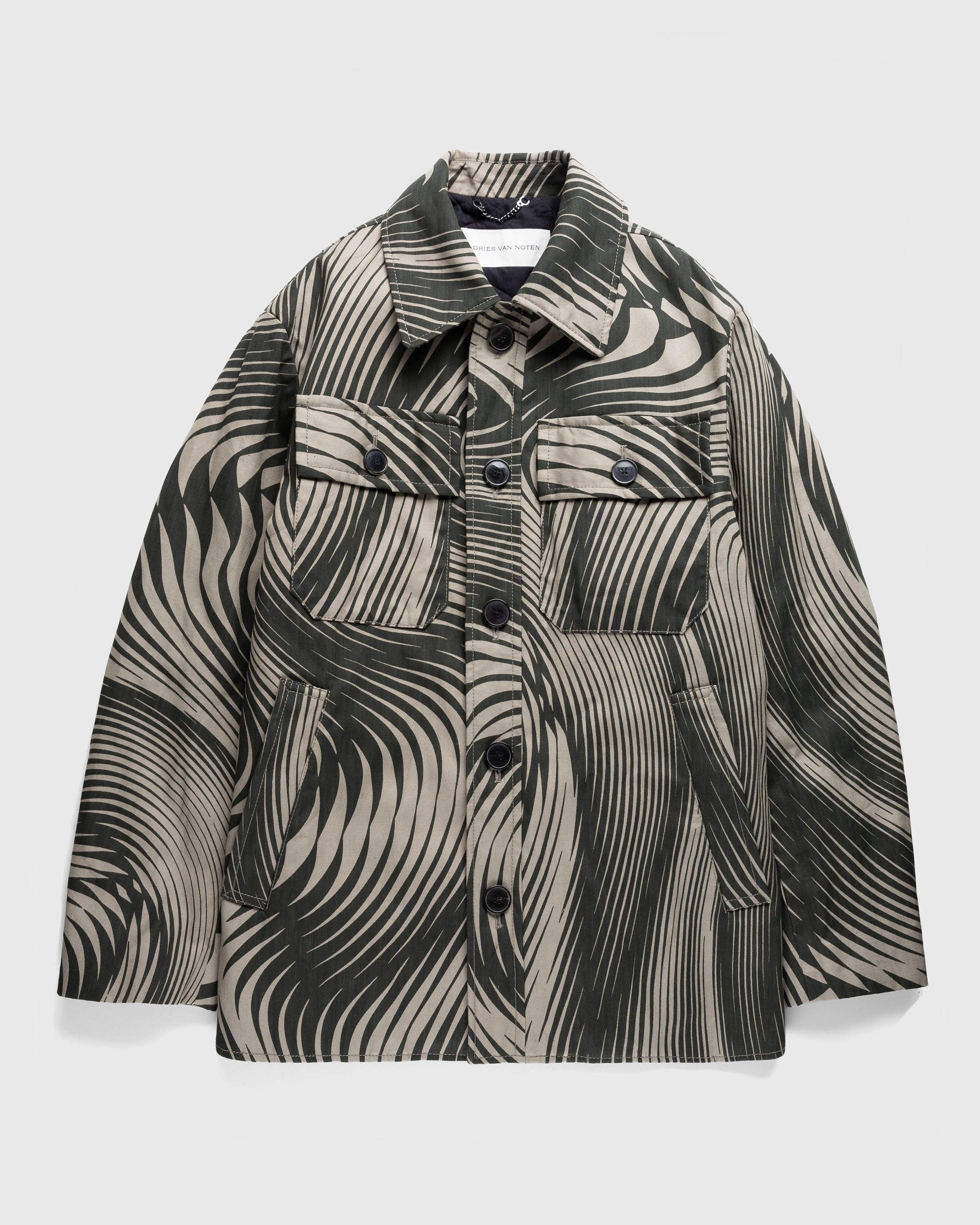 Dries van Noten - Valko Jacket Anthracite - Clothing - Grey - Image 1
