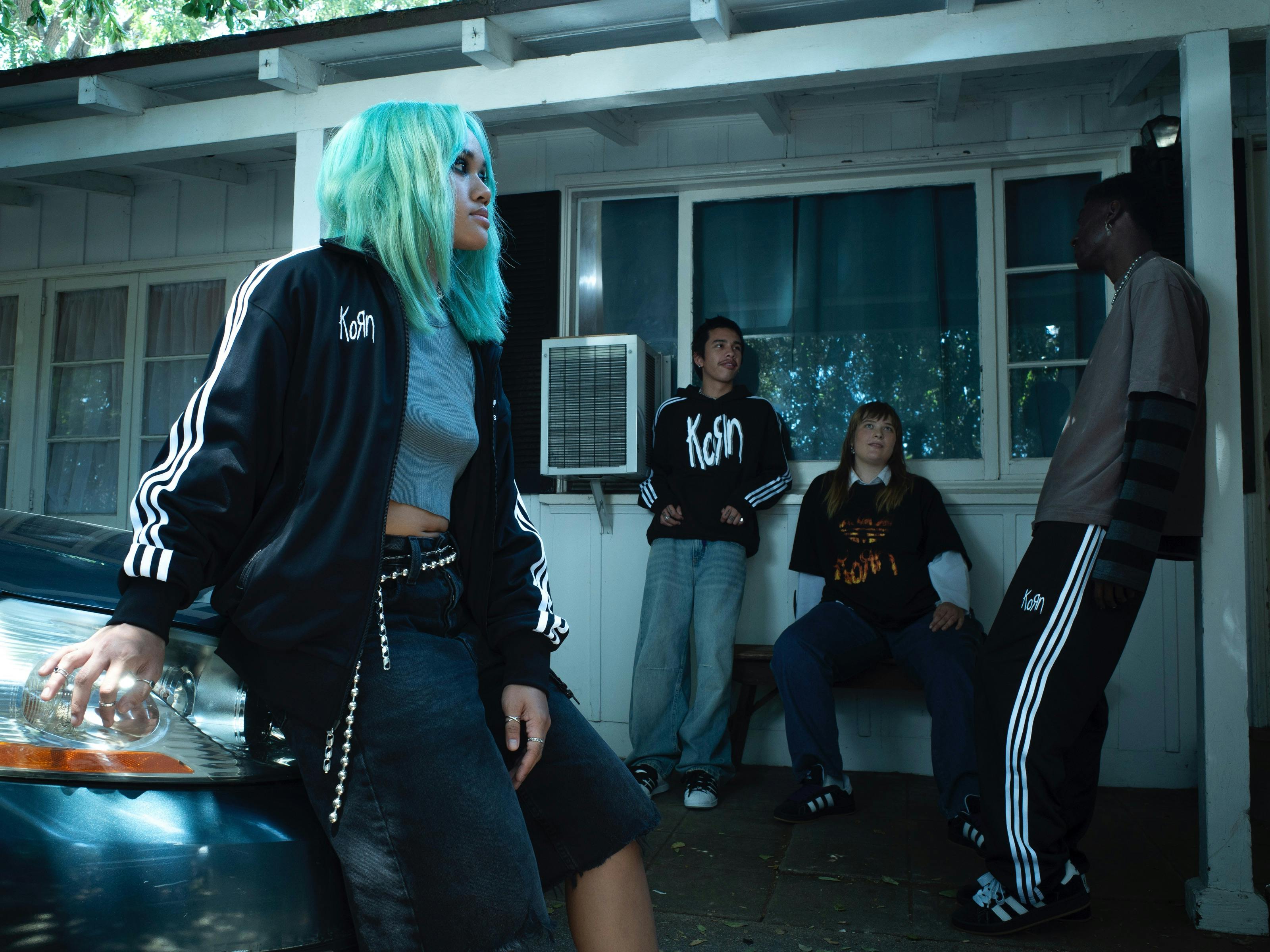 a look at the Adidas x Korn collab
