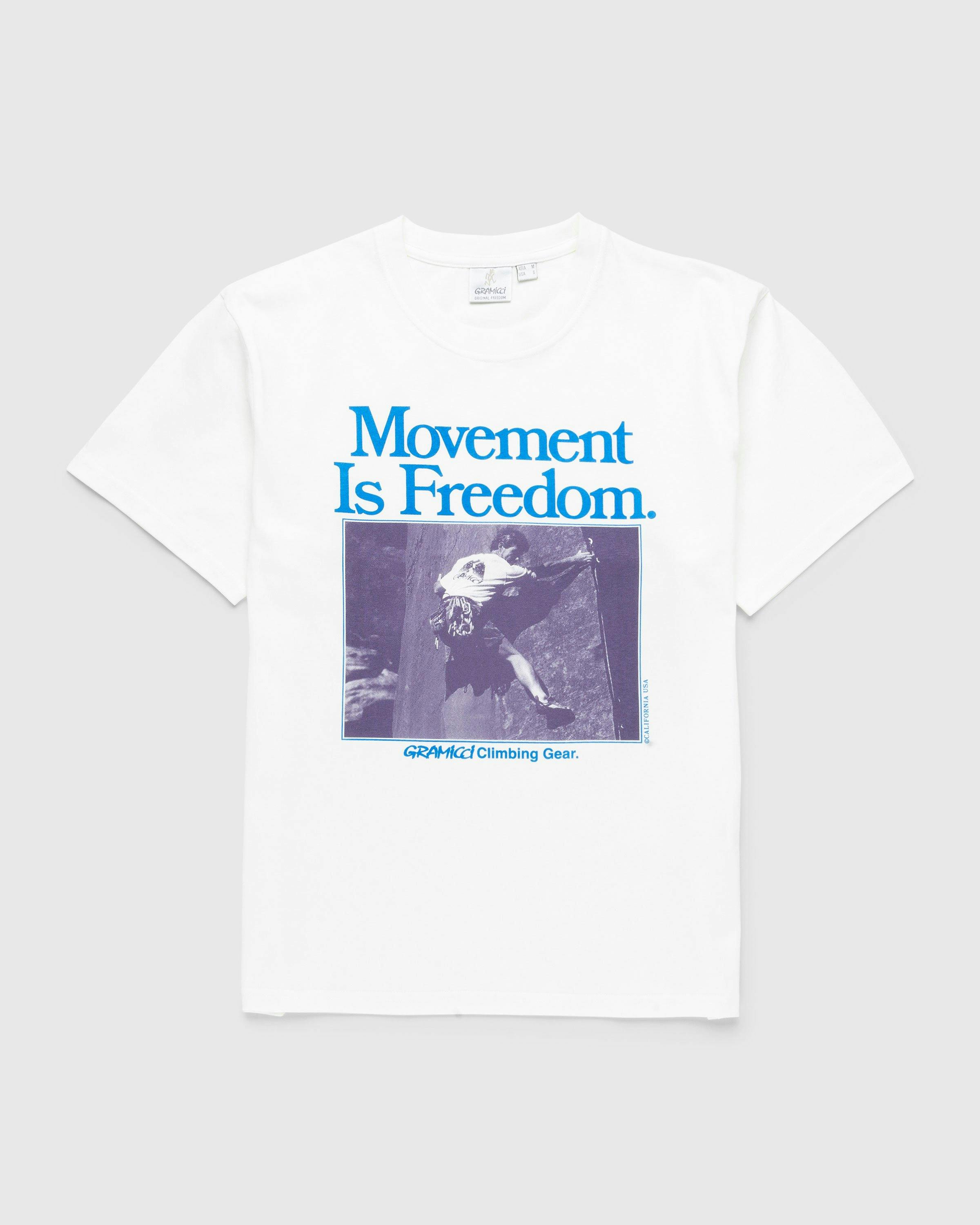 Gramicci - MOVEMENT TEE - Clothing - White - Image 1