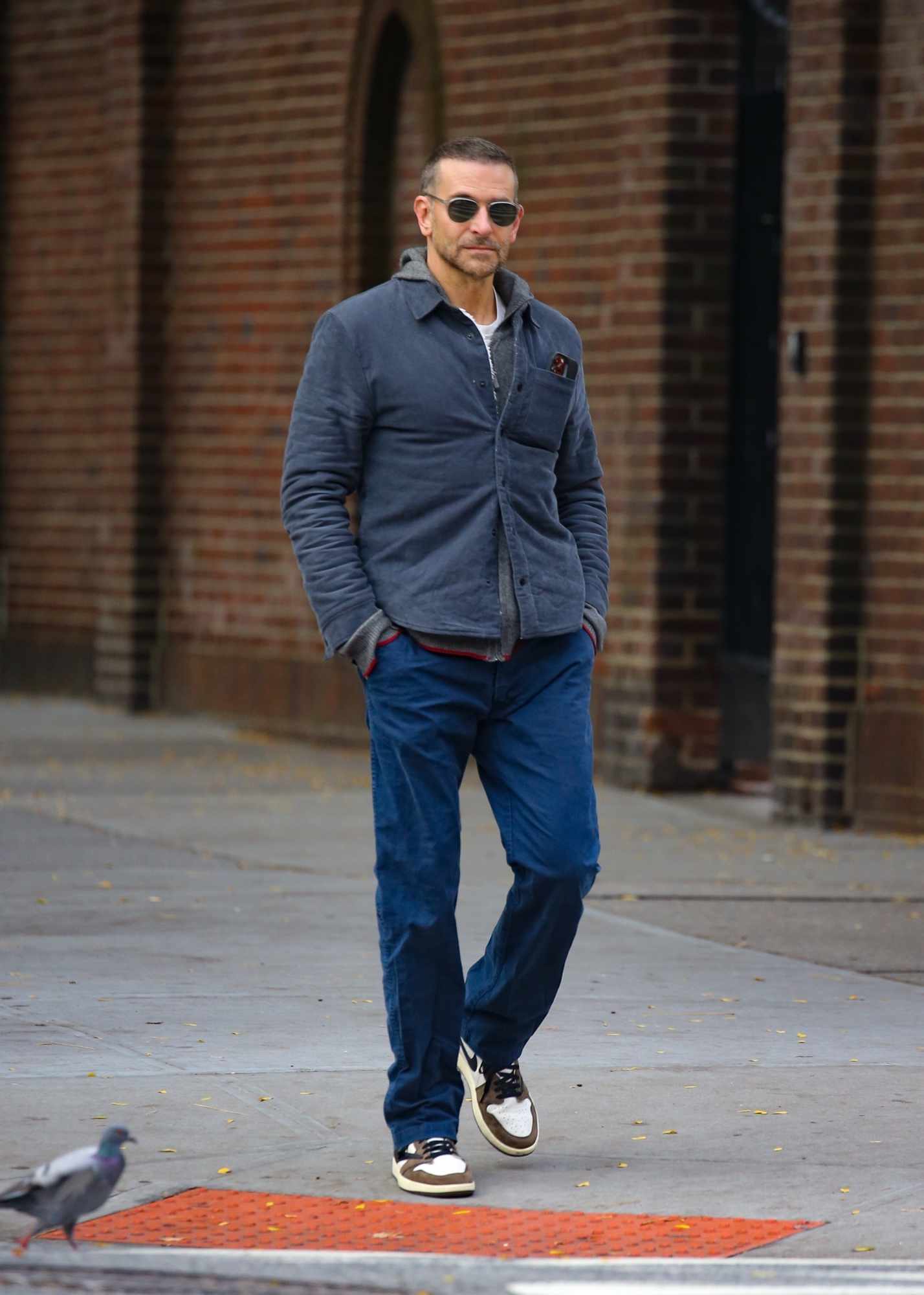 Rumored dating couple Bradley Cooper & Gigi Hadid are seen in New York