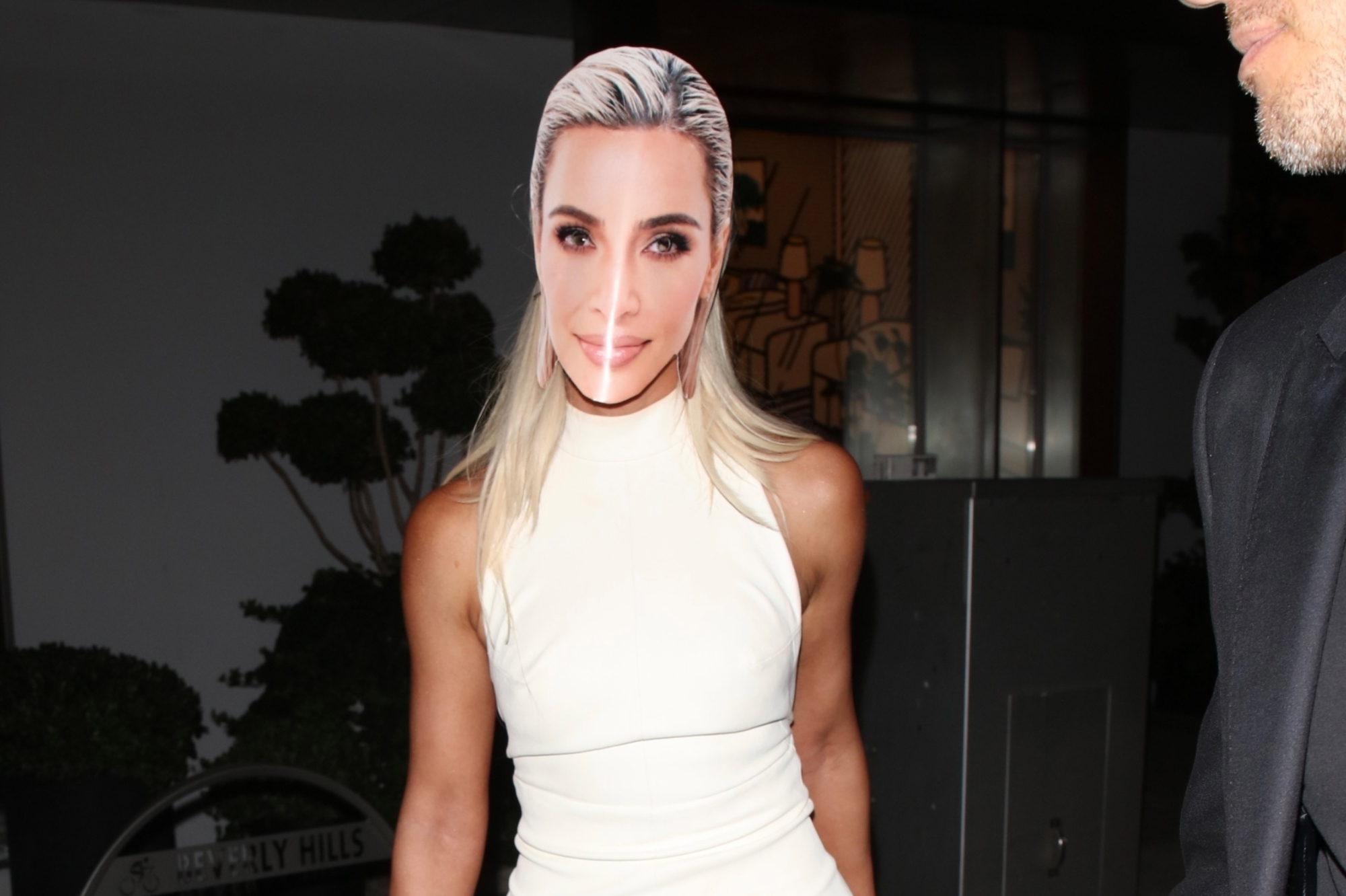 Kim Kardashian Birthday Party Khloe Mask