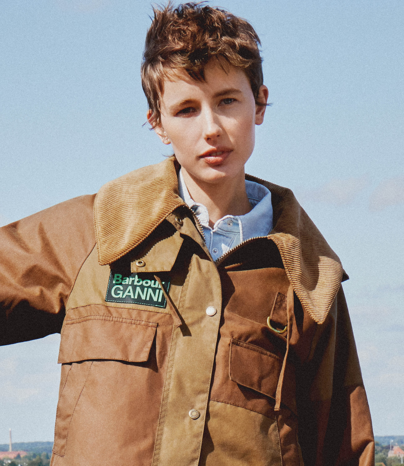 GANNI & Barbour are collaborating for Fall/Winter 2023.