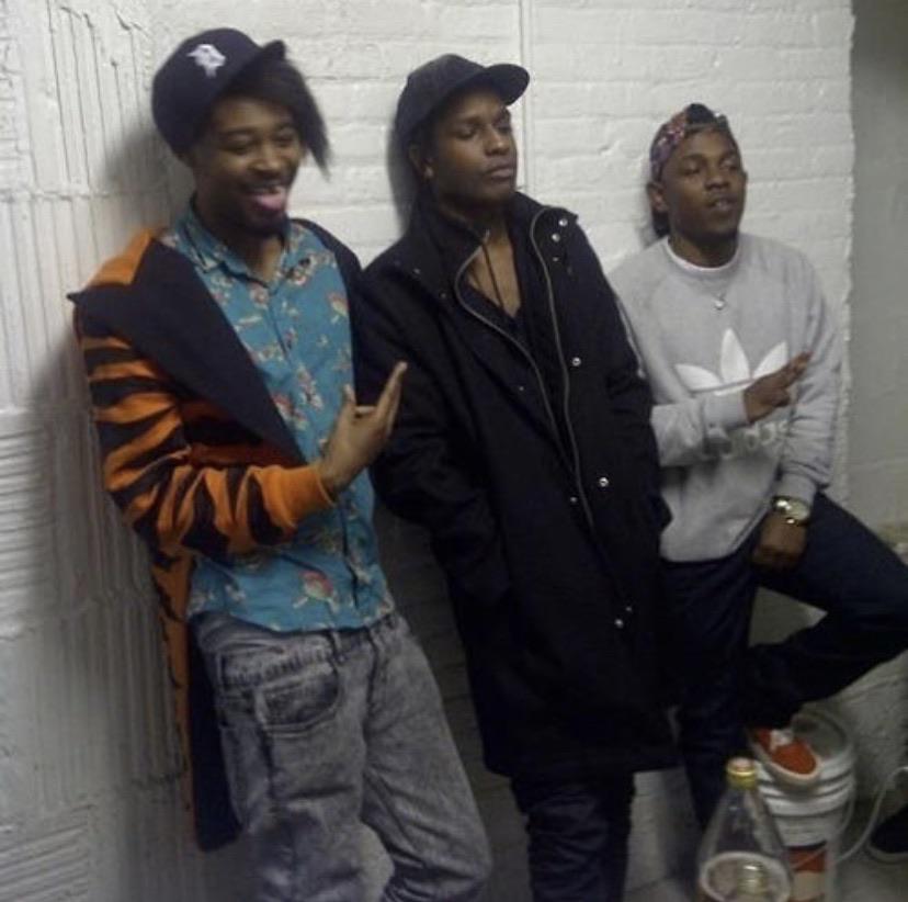 Danny Brown with A$AP Rocky and Kendrick Lamar