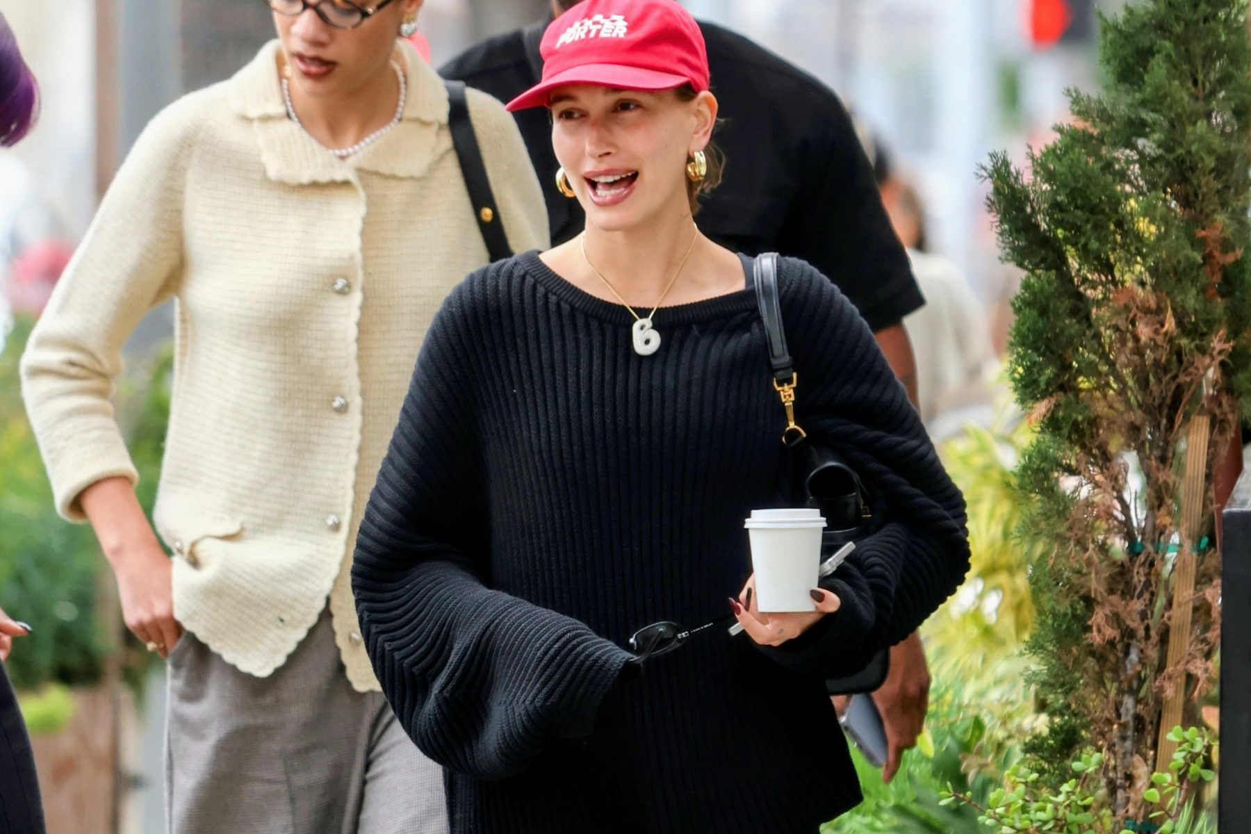 Hailey Bieber is seen out and about on October 26, 2023 in Beverly Hills, California.