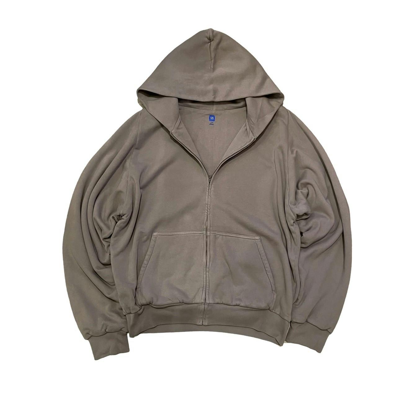 Photos of YEEZY GAP zip-up hoodies sold by What'z Up Harajuku