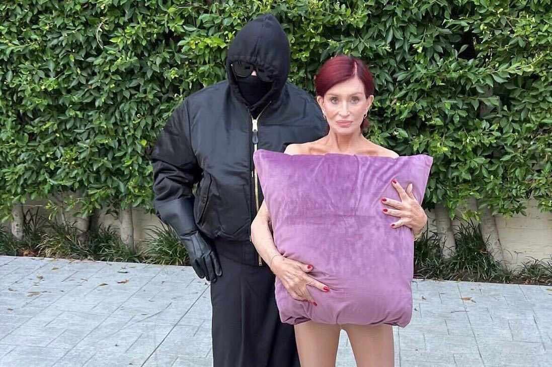 Ozzy Osbourne & wife Sharon dressed as Kanye West & Bianca Censori for Halloween