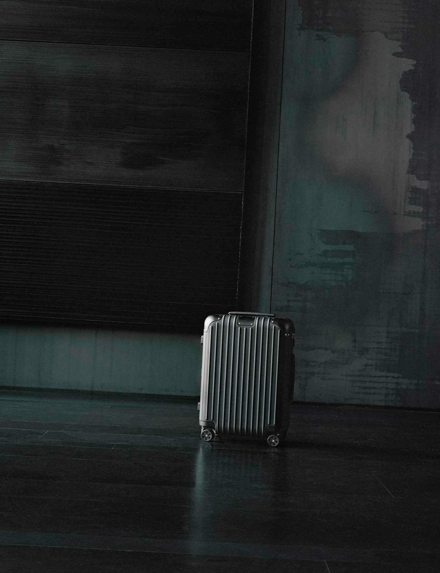 RIMOWA's $3,300 leather-wrapped Distinct Cabin suitcase collection