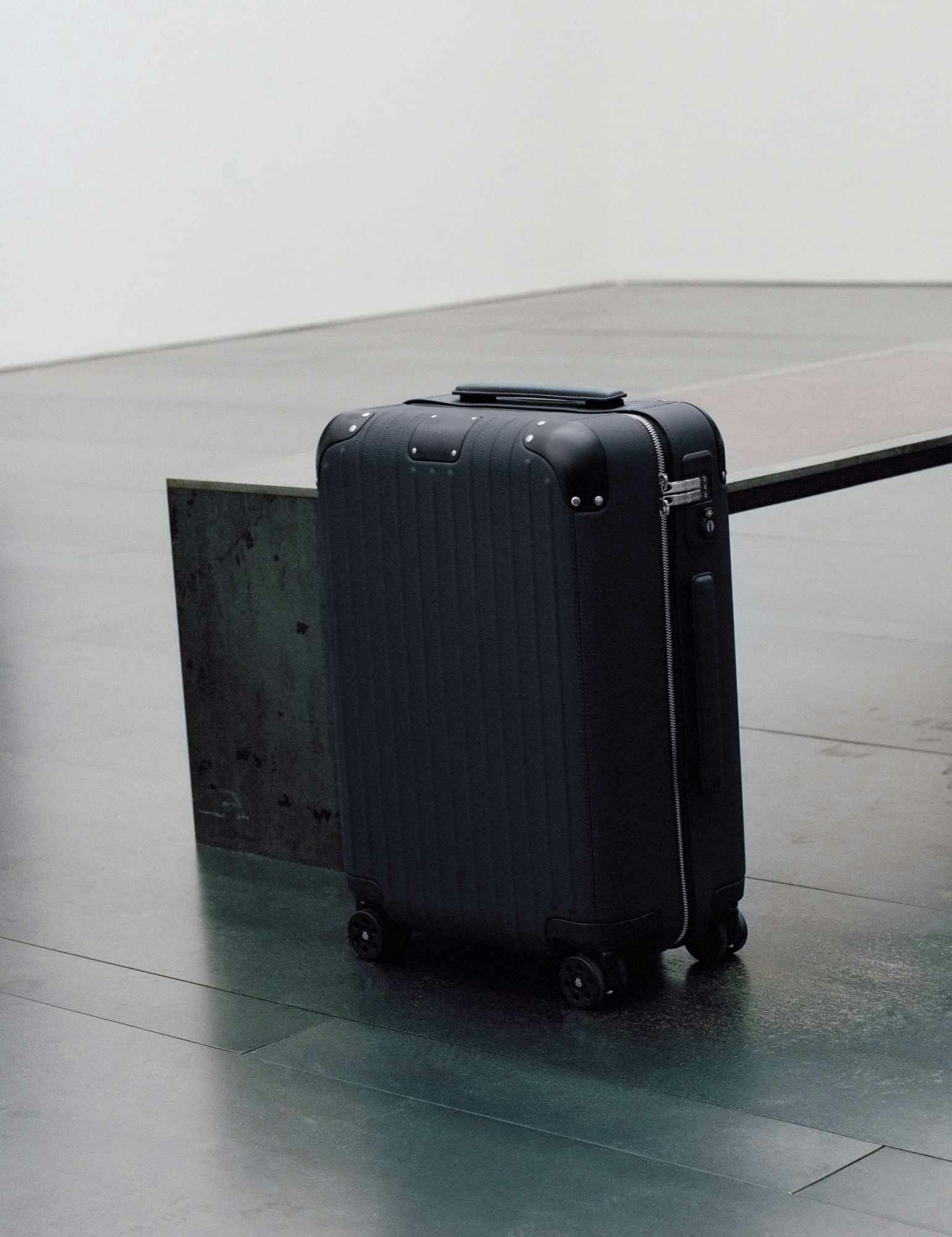 RIMOWA's $3,300 leather-wrapped Distinct Cabin suitcase collection