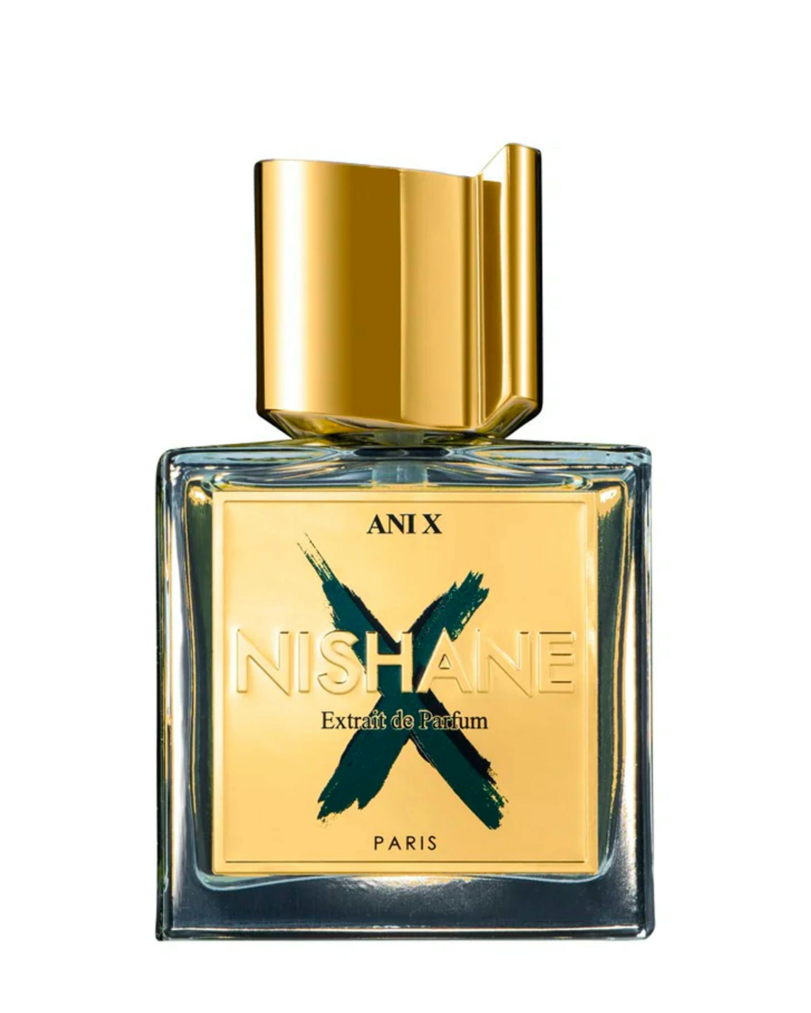 perfumes, nishane bottle, ani x bottle, nishane gold bottle